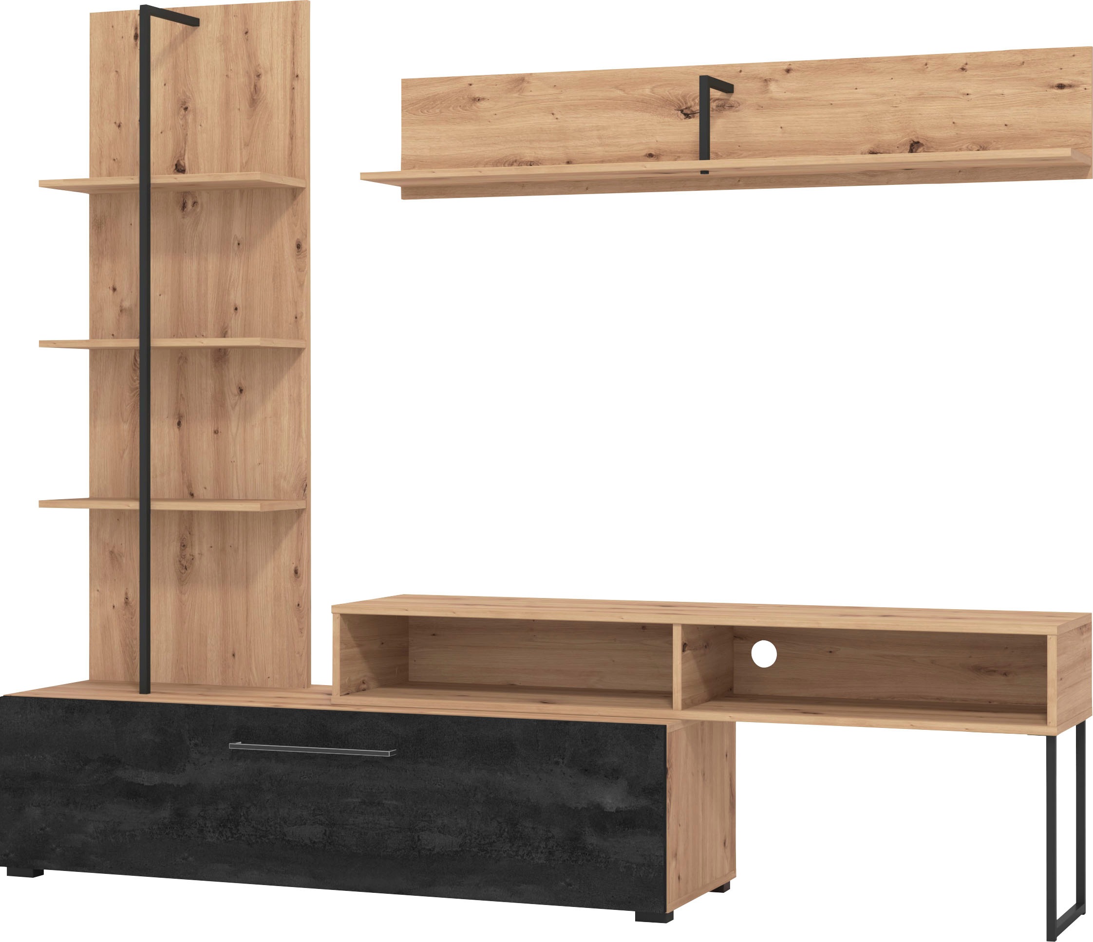 Home affaire Wohnwand "Evora" 1 Stk. tlg. günstig online kaufen