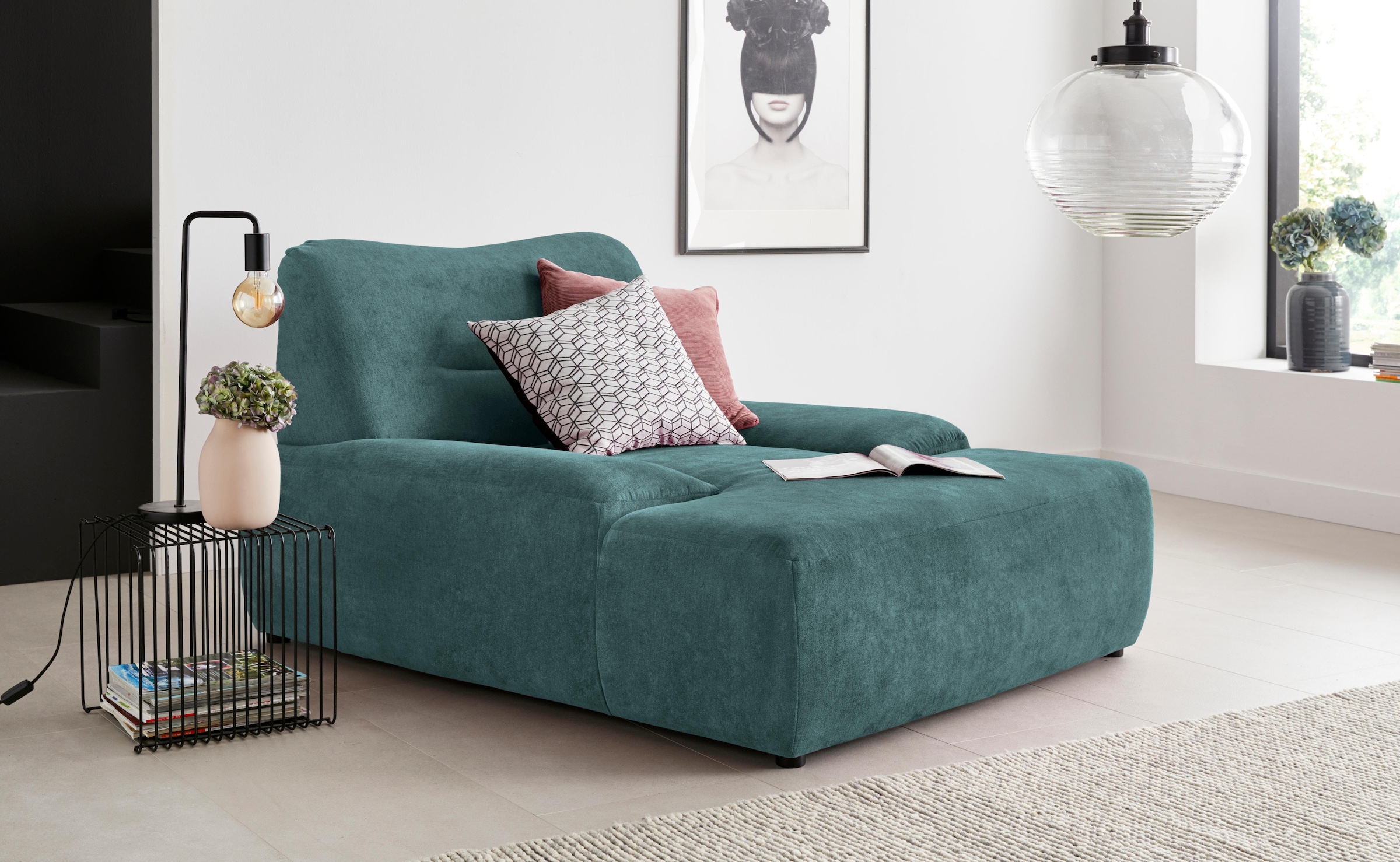 DOMO collection Loveseat »Cesena Designsessel zum Kuscheln, komfortabel zum Relaxen«, bequem und stylish, frei im Raum stellbar