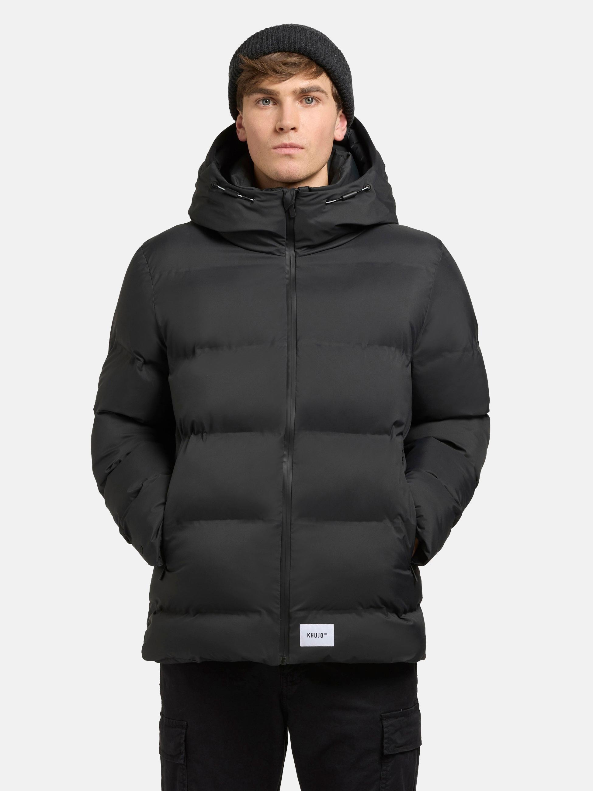 khujo Steppjacke "Silas2", mit Kapuze, Warme Herren Winterjacke mit großer günstig online kaufen