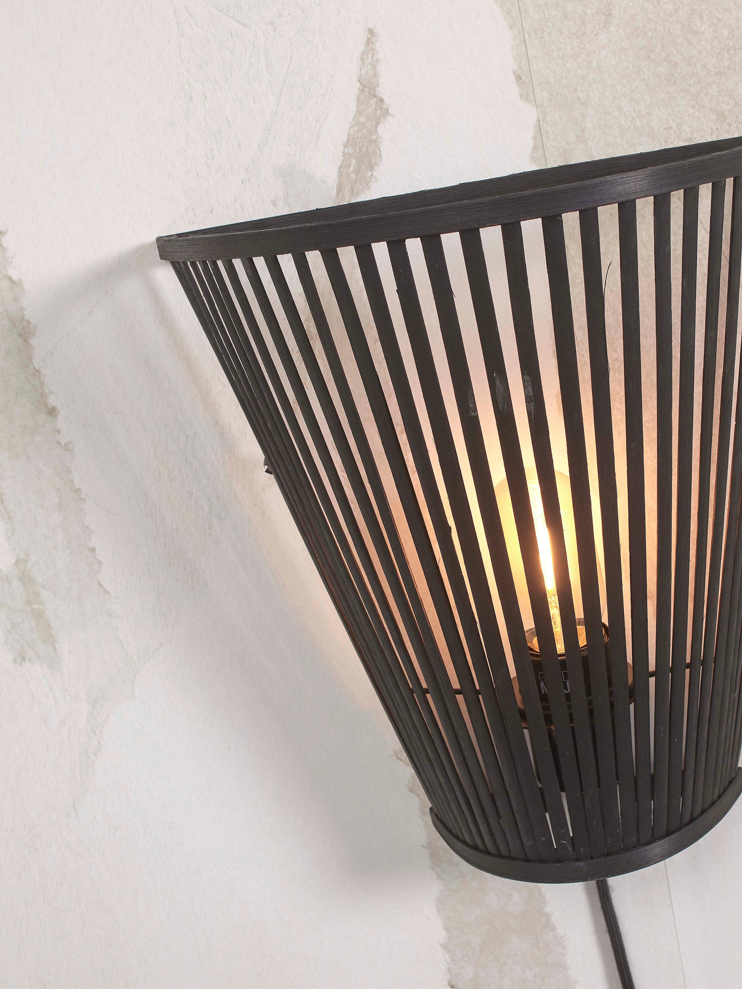 GOOD&MOJO Wandleuchte »MERAPI«, 1 flammig, Leuchtmittel E27 | ohne Leuchtmittel