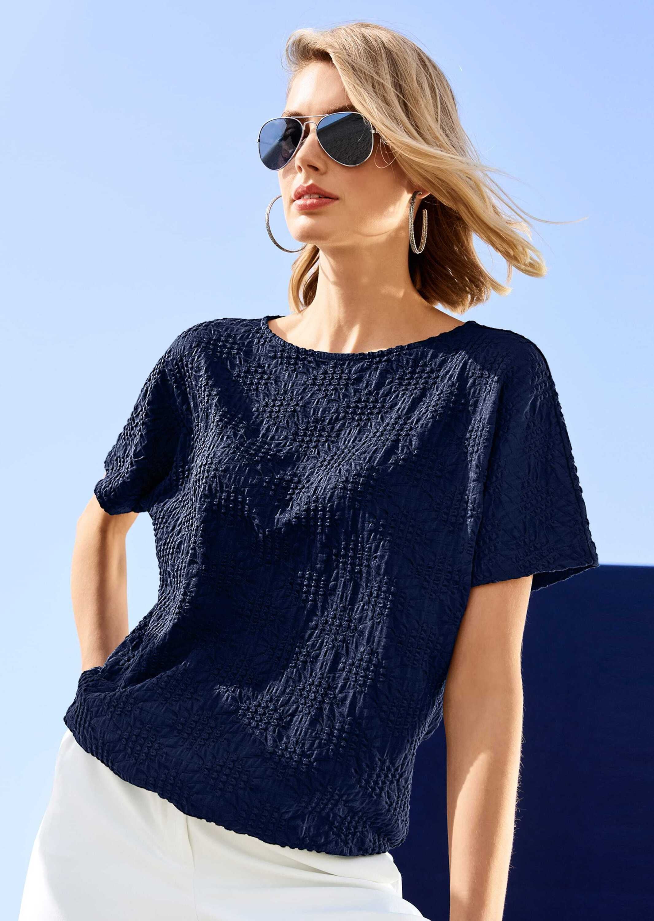 MADELEINE Langarmshirt »Sweatshirt Sweatshirt mit Gummibund«