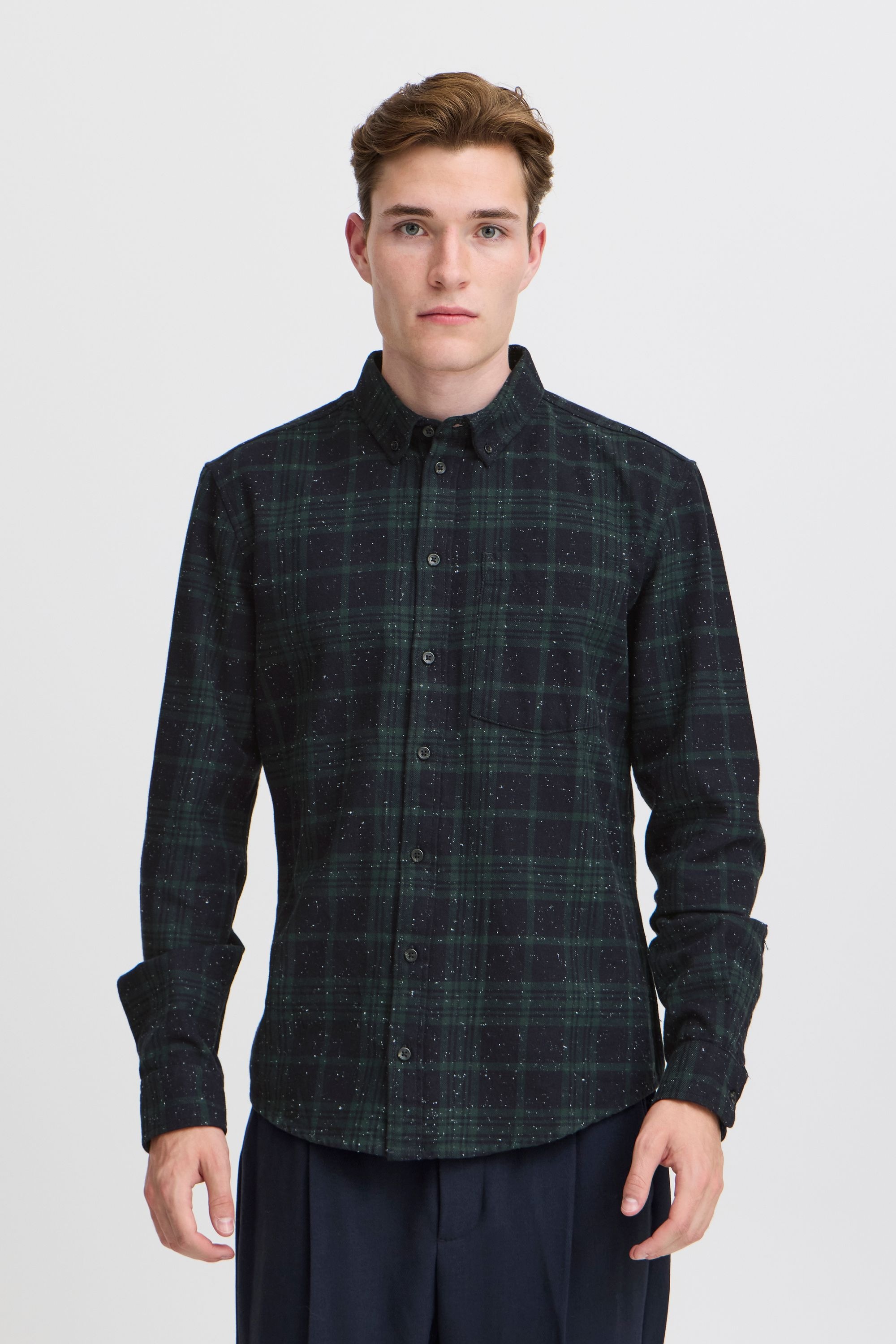 Casual Friday Langarmhemd »Langarmhemd CFANTON LS checked nep yarn shirt«