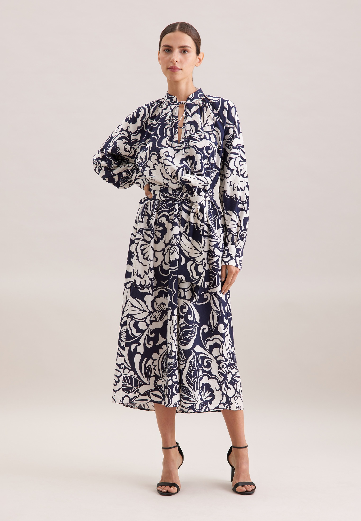 seidensticker Sommerkleid 1/1 V-Neck Druck günstig online kaufen