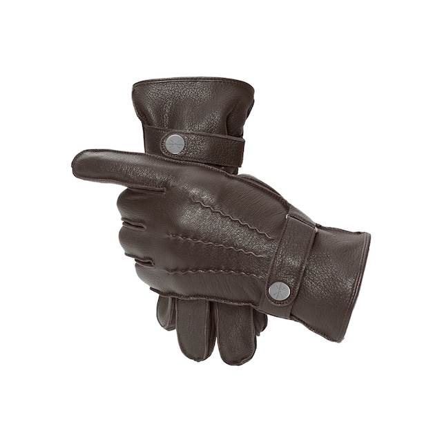 PEARLWOOD Lederhandschuhe »Planar«, Verstellbarer Lederriegel online  bestellen | BAUR