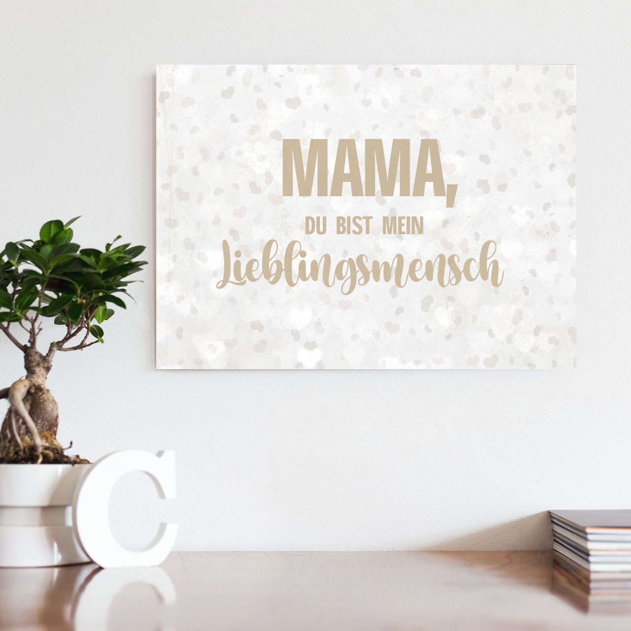 queence Metallbild "Lieblingsmensch", Sprüche, (1 St.) günstig online kaufen