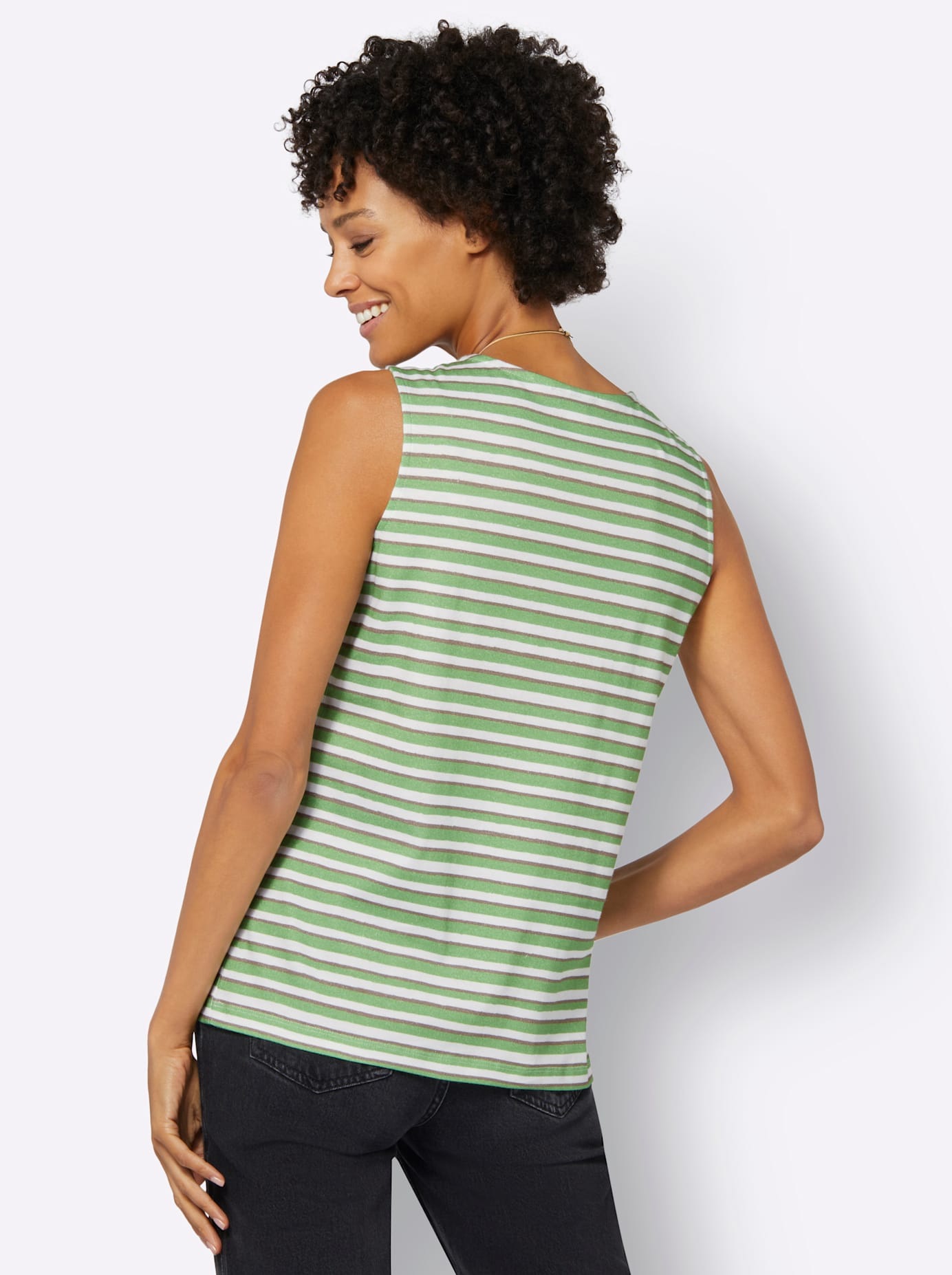 CASUAL LOOKS Shirttop Green Size 44 2