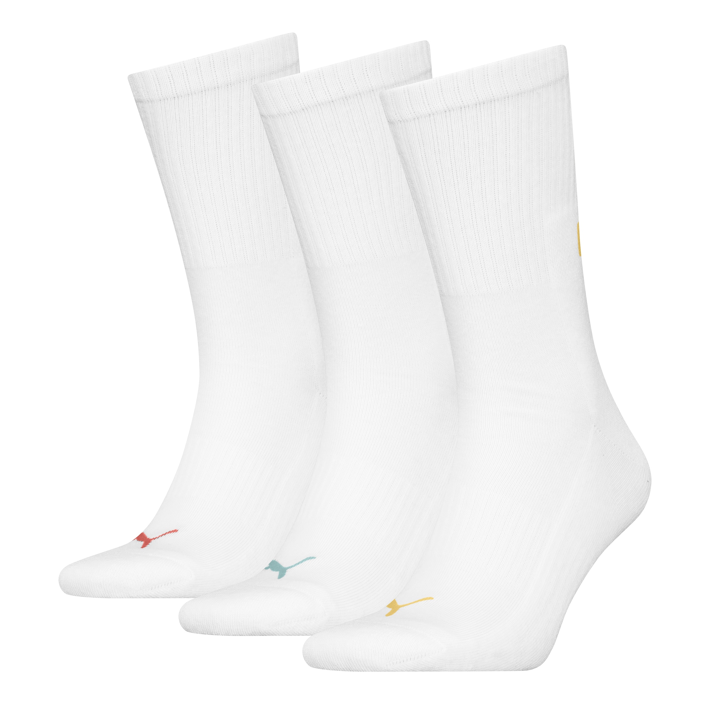 PUMA Socken »PUMA UNISEX CUSHIONED NEXT CREW 3P«, (3 Paar, 3 Paar), mit Zonenpolsterung für...