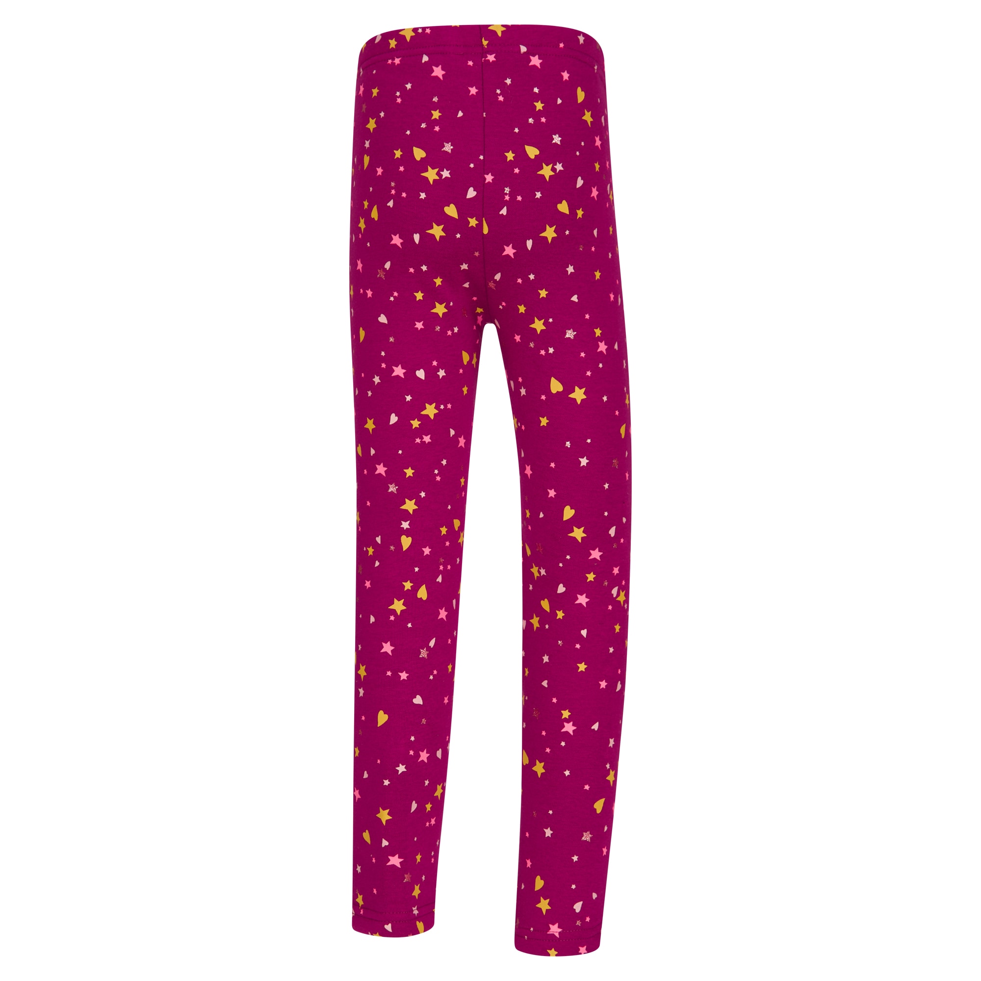 happy girls Sweatleggings, im tollen Sternen-Herzen-Alloverprint