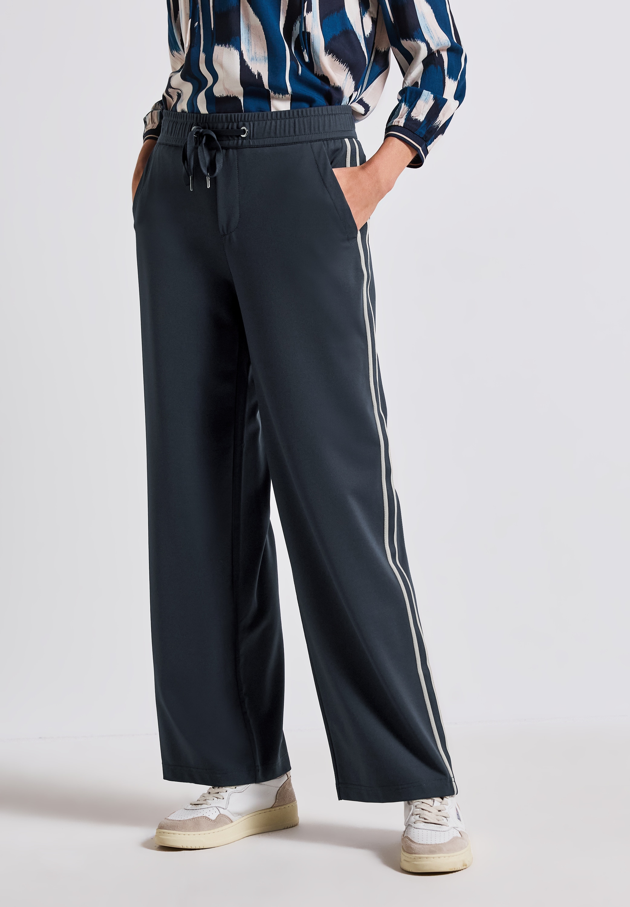 STREET ONE Stoffhose, High Waist günstig online kaufen