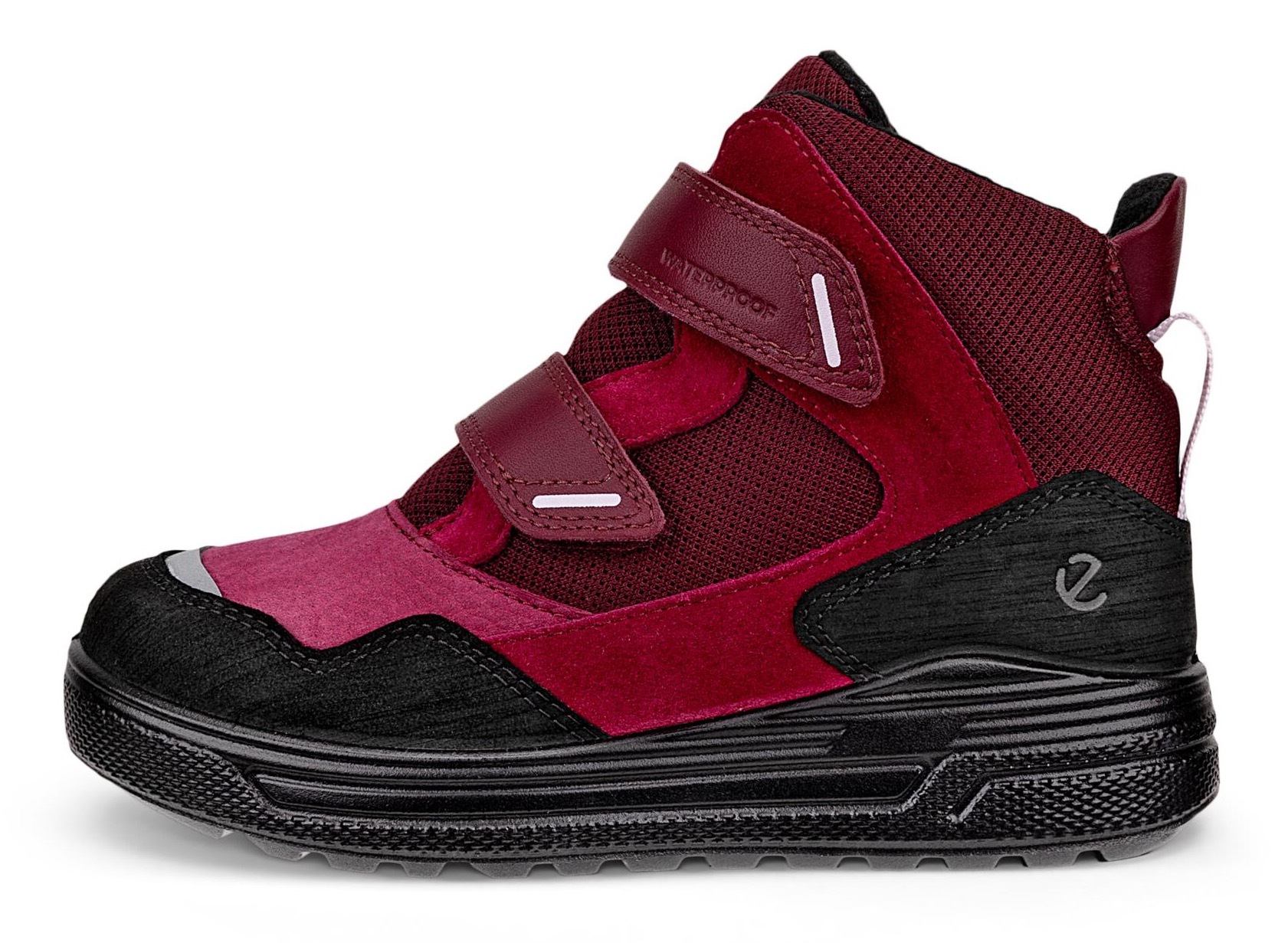 ECCO Urban Snowboarder Velcro Boot Black Red 30 3