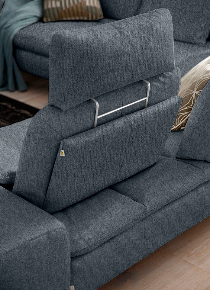 W.SCHILLIG Ecksofa »valentinoo, Designsofa, elegant und bequem, L-Form«, (Set), mit Sitztiefenverstellung, Breite 318 cm