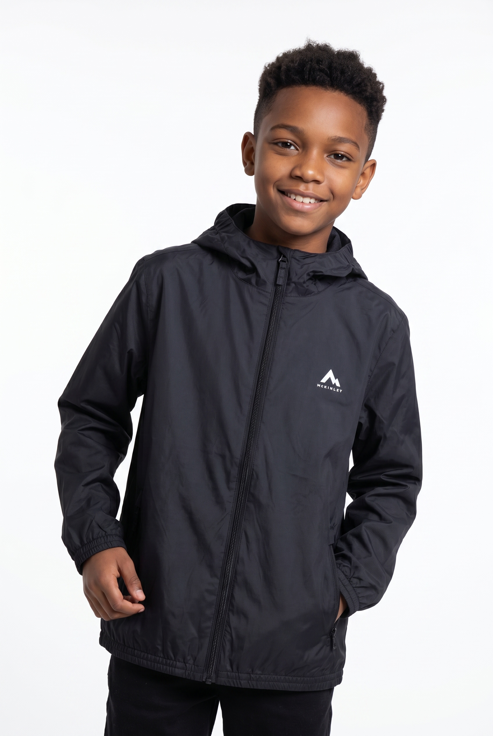 McKINLEY Regenjacke "KI.-REGENJACKE KEREOL III J" für Kinder, sportlicher Stil, mit AQUAMAX-Technologie, atmungsaktiv