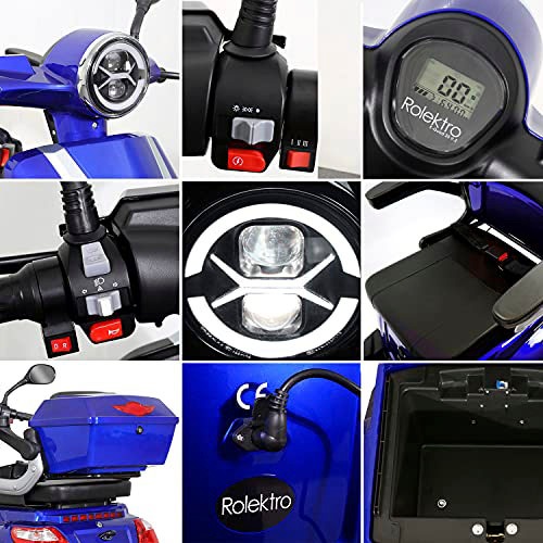 Rolektro Elektromobil »Rolektro E-Quad 25 V.2, Blei-Gel-Akku«, (mit Topcase)