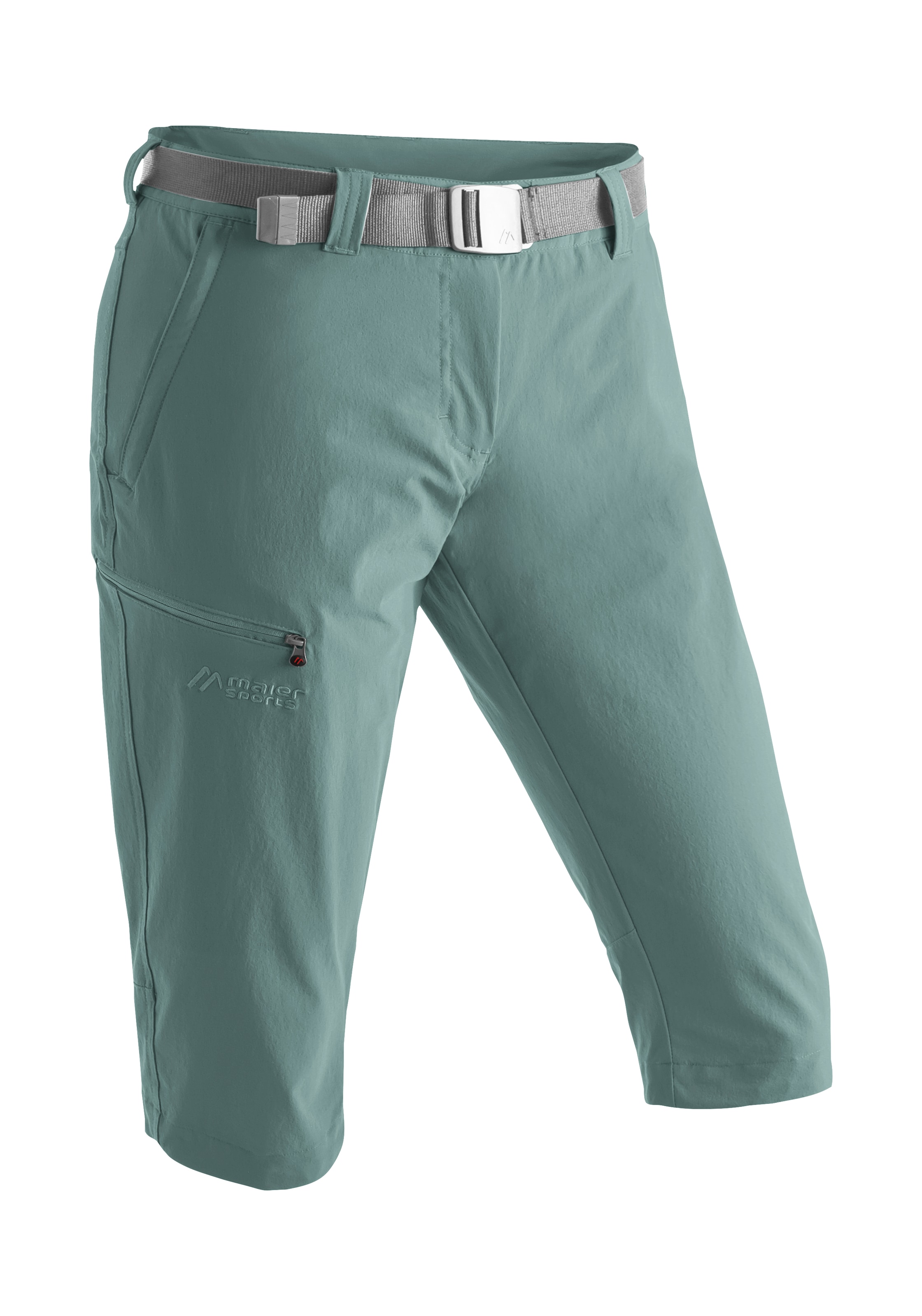 Maier Sports Caprihose »Inara slim 3/4«, Damen Wanderhose, atmungsaktive Outdoorhose, 3/4 Hose mit 3 Taschen