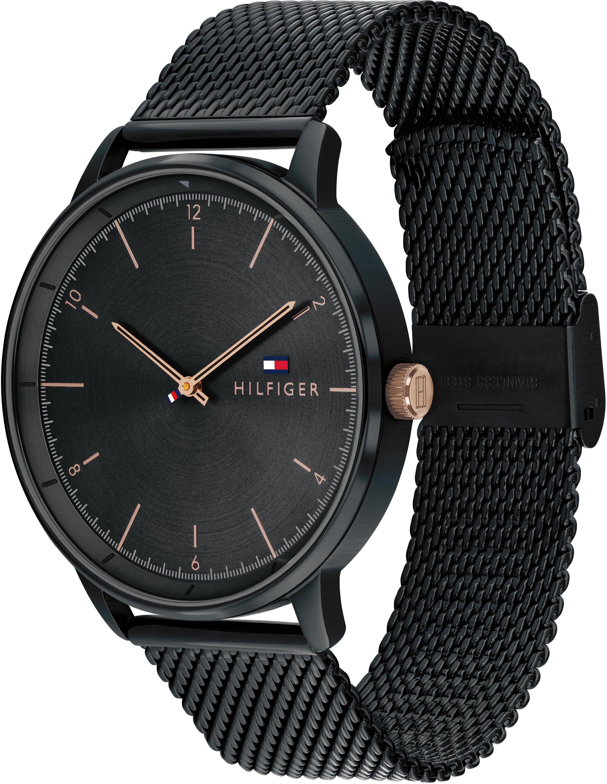 Tommy Hilfiger Quarzuhr »Casual«, Armbanduhr, Herrenuhr, analog, Edelstahlarmband