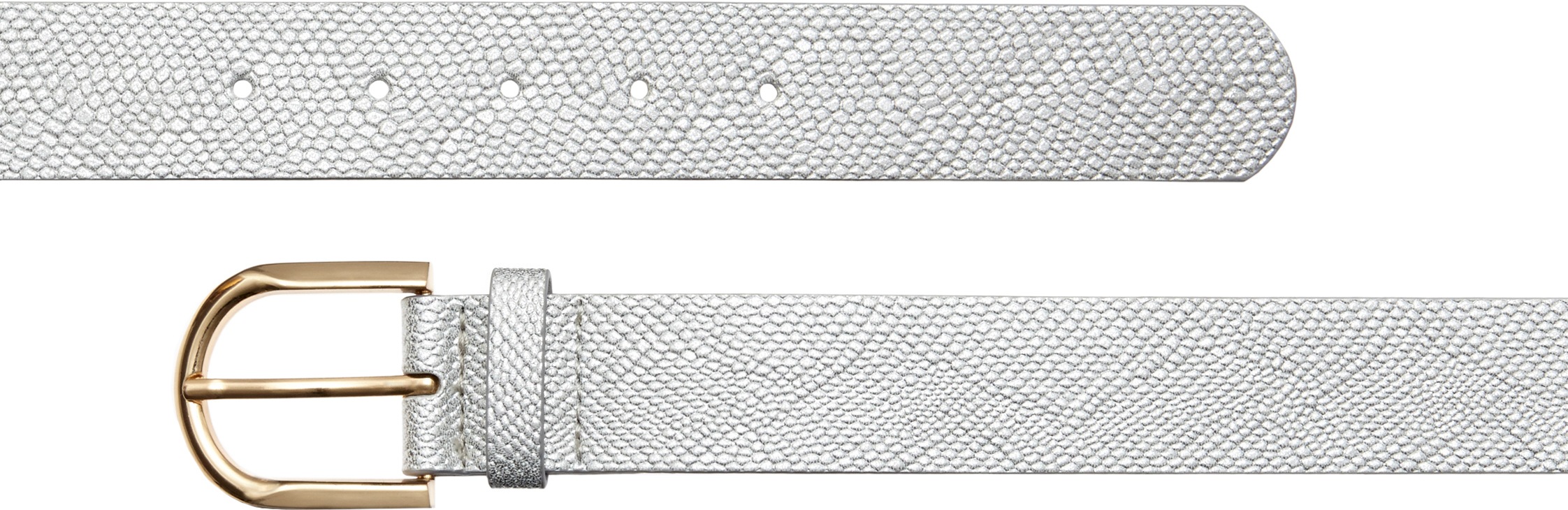 LASCANA Hüftgürtel "Hosengürtel" im Metallic-Look, Gürtel, Jeansgürtel günstig online kaufen