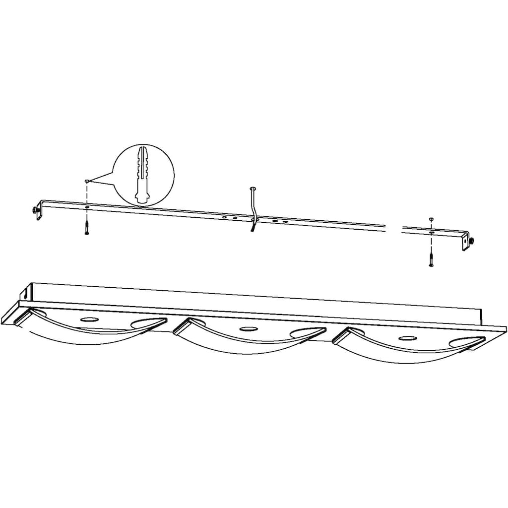 EGLO LED Deckenleuchte »WASAO1«, 3 flammig-flammig, LED tauschbar