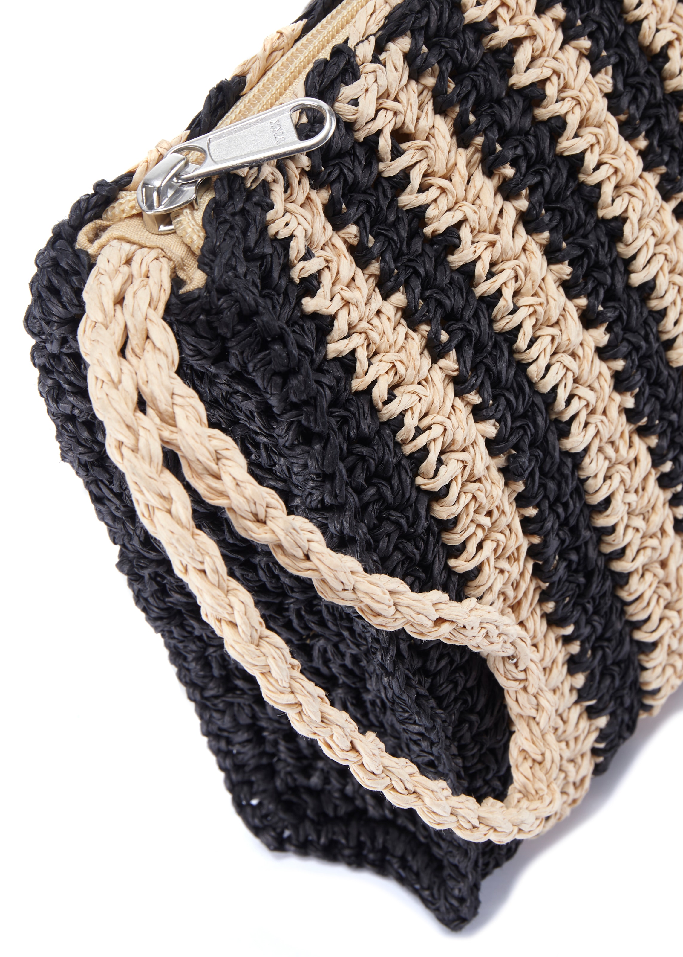 Vivance Clutch Abendtasche, Minibag, Handtasche, Strandtasche, Strohtasche