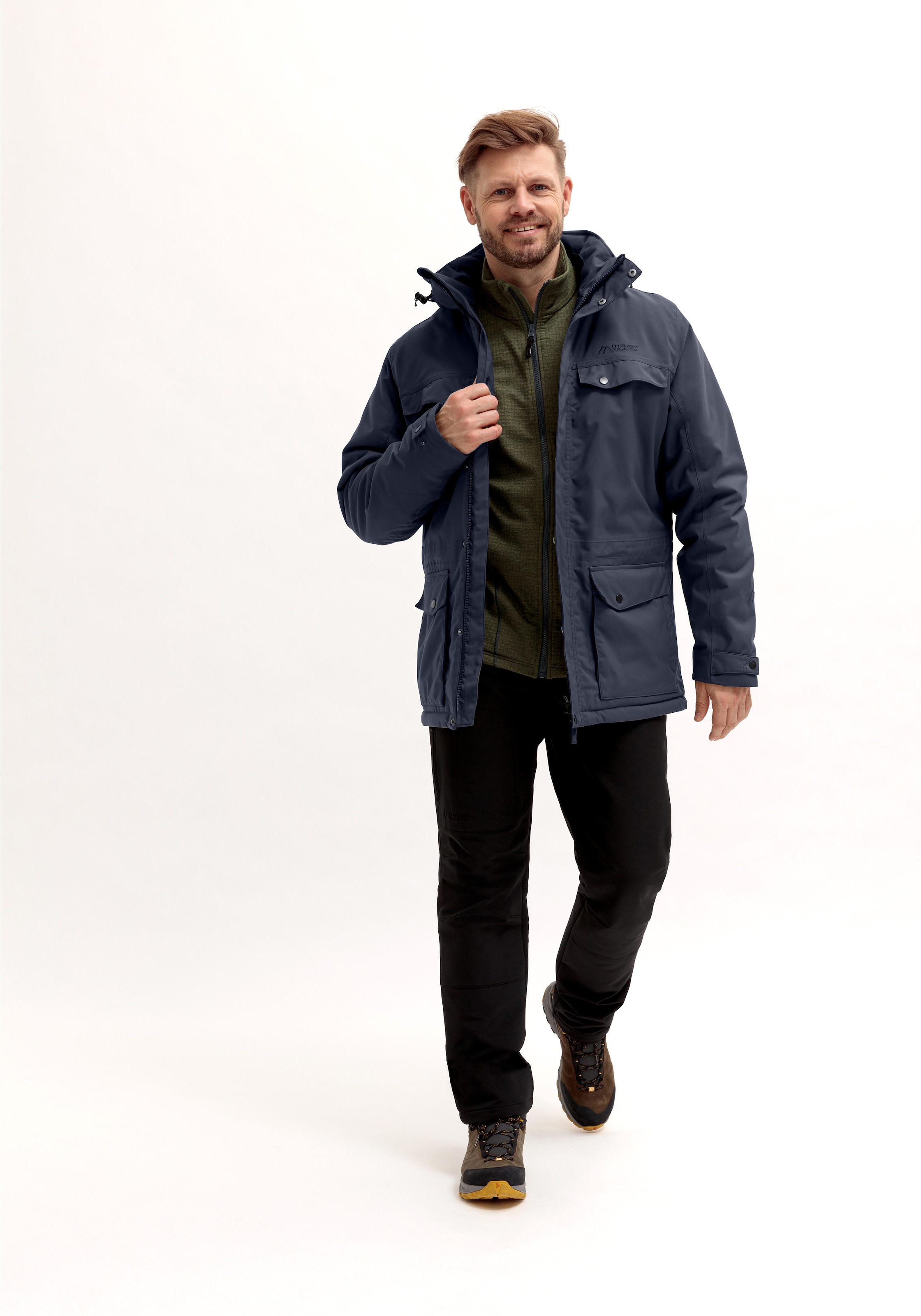 Maier Sports Funktionsjacke »Knuth«, Herren Outdoorjacke, wind/wasserdichte Jacke, mTHERM Isolation