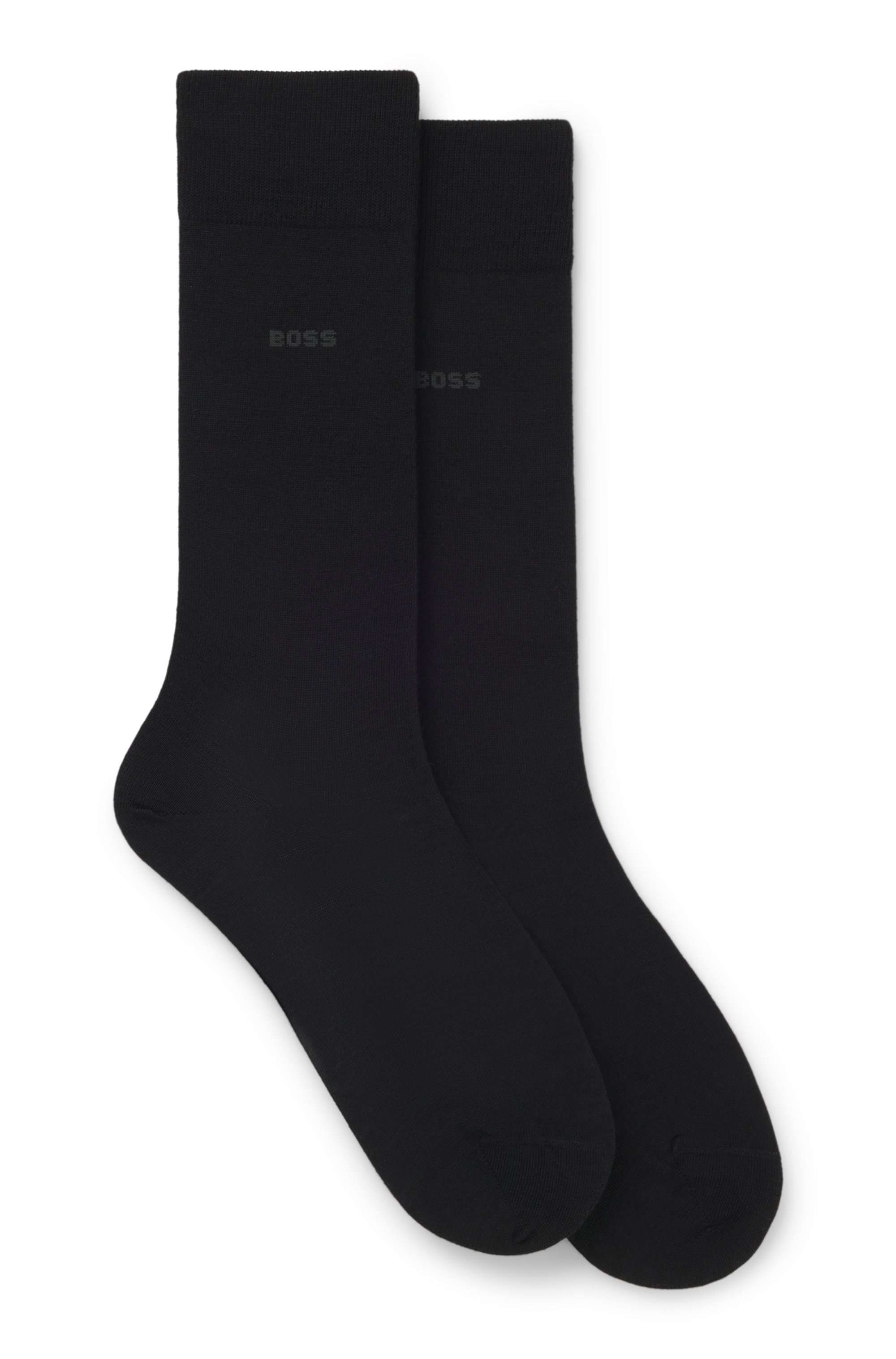 BOSS Socken "2P RS Uni WO", (Packung, 2 Paar, 2er Pack), mit eingesticktem günstig online kaufen