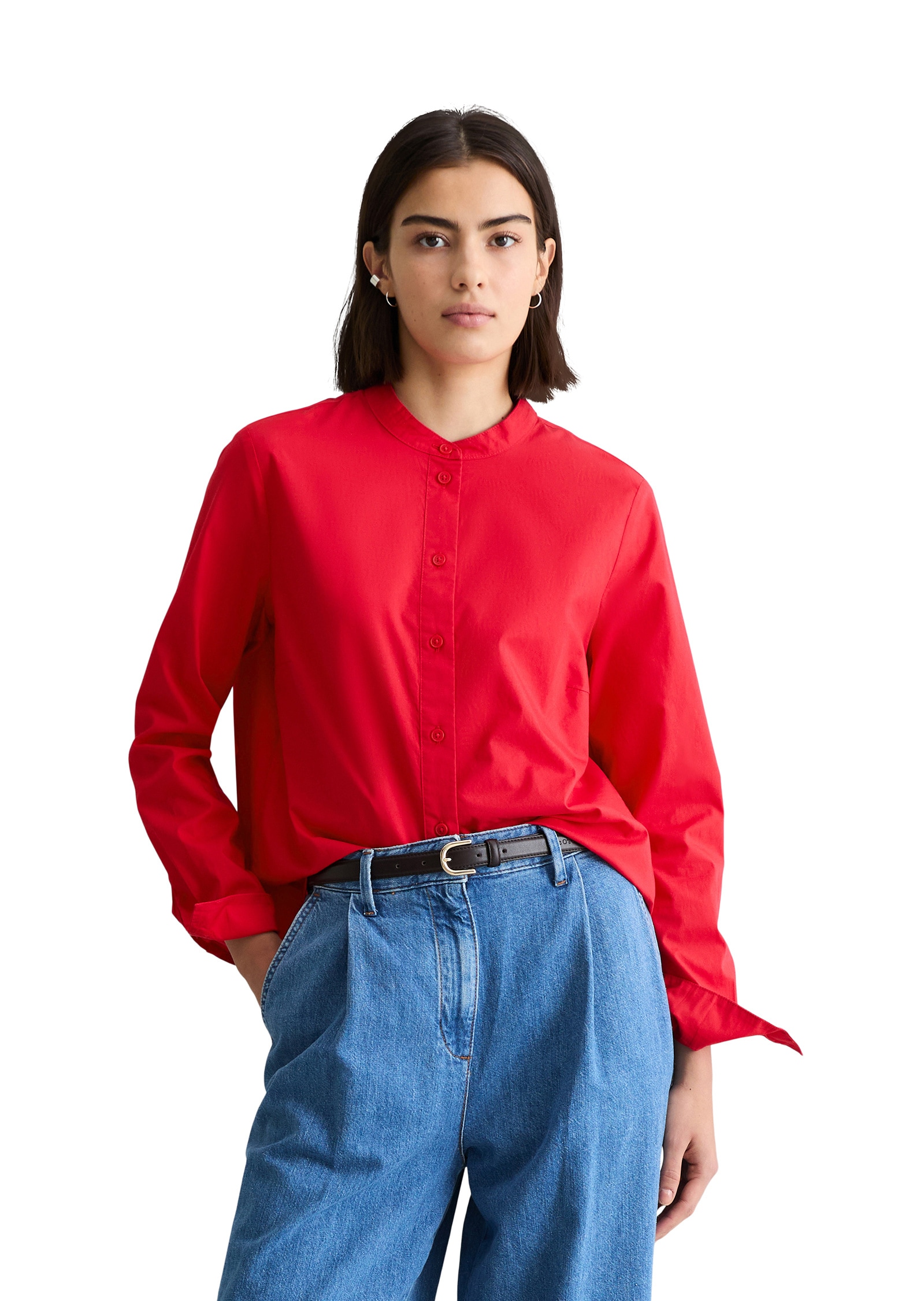 Marc OPolo DENIM Langarmbluse "aus reiner Bio-Baumwolle"