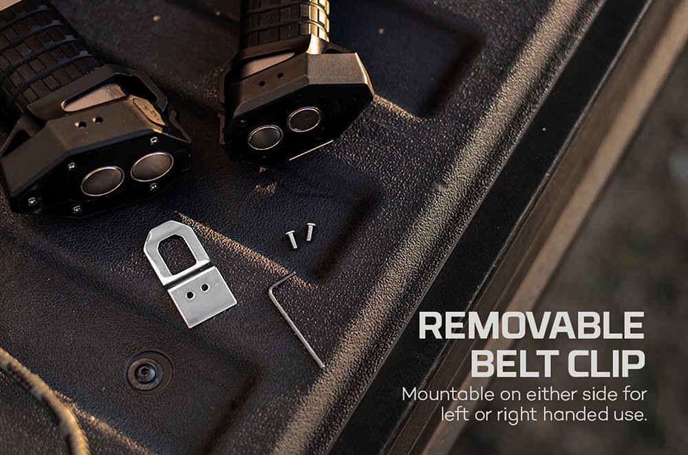 NEBO LED Taschenlampe »Nebo LUXTREME SL75« Set, Taschenlampe inkl. Ladekabel, 2 Stk. tlg. Leuchtet bis zu 1,2 km weit!