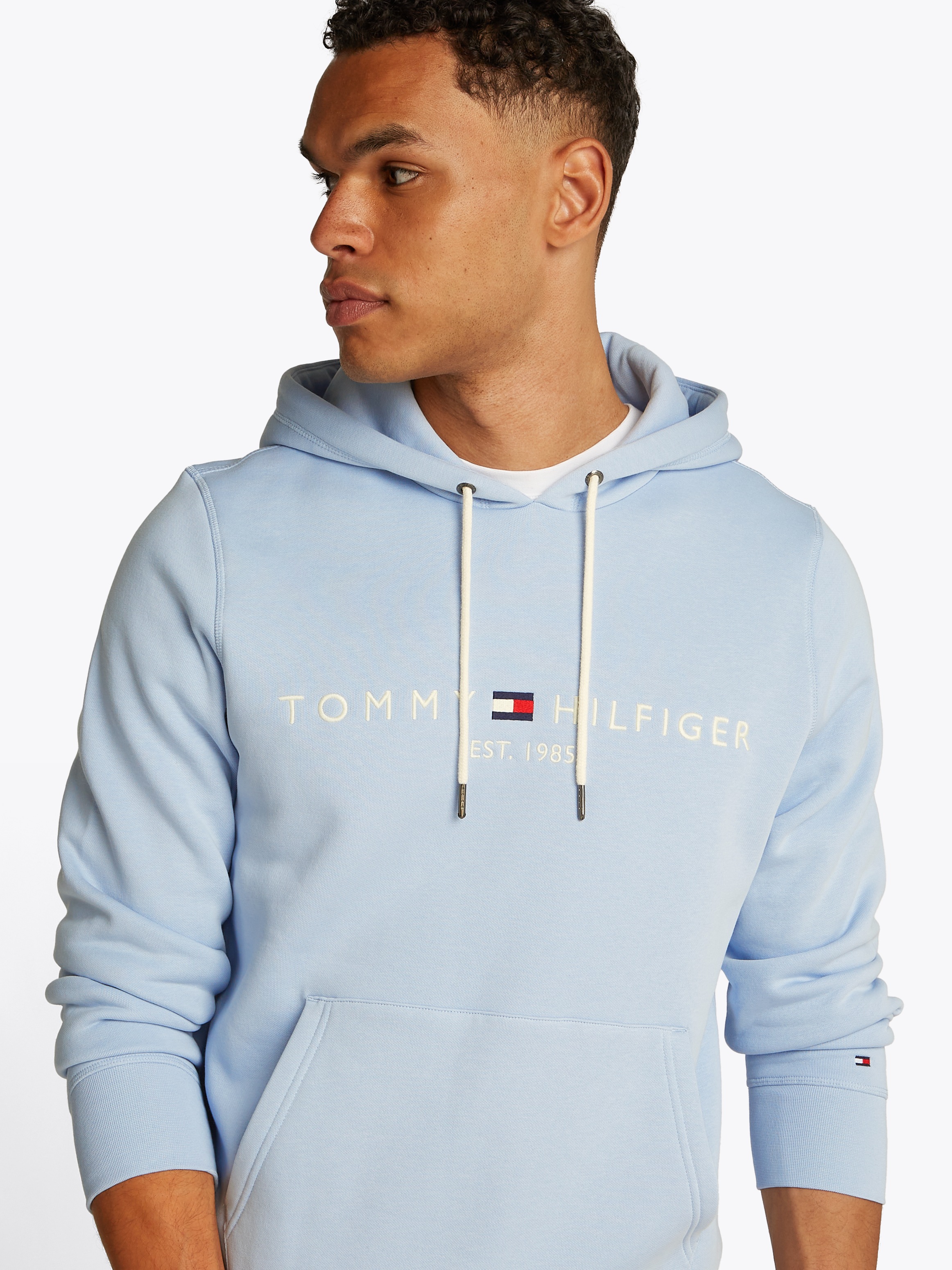 Tommy Hilfiger Kapuzensweatshirt "TOMMY LOGO", unifarben, casual, regular f günstig online kaufen