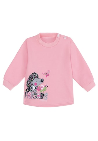 Sweatshirt »TRIGEMA Kinder Sweatshirt mit niedlichem Igel-Motiv«