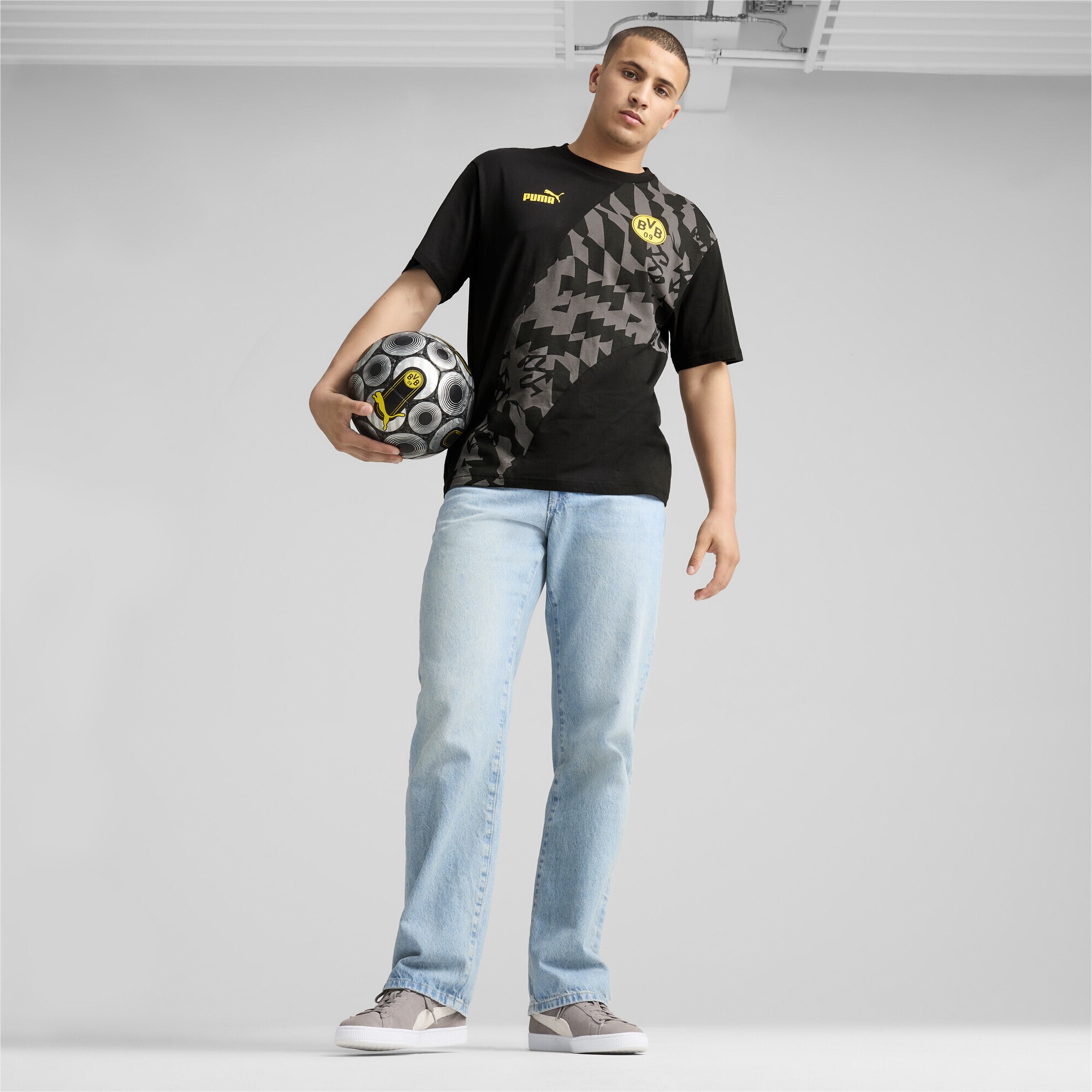 PUMA T-Shirt »Borussia Dortmund ftblCULTURE+ T-Shirt Herren«