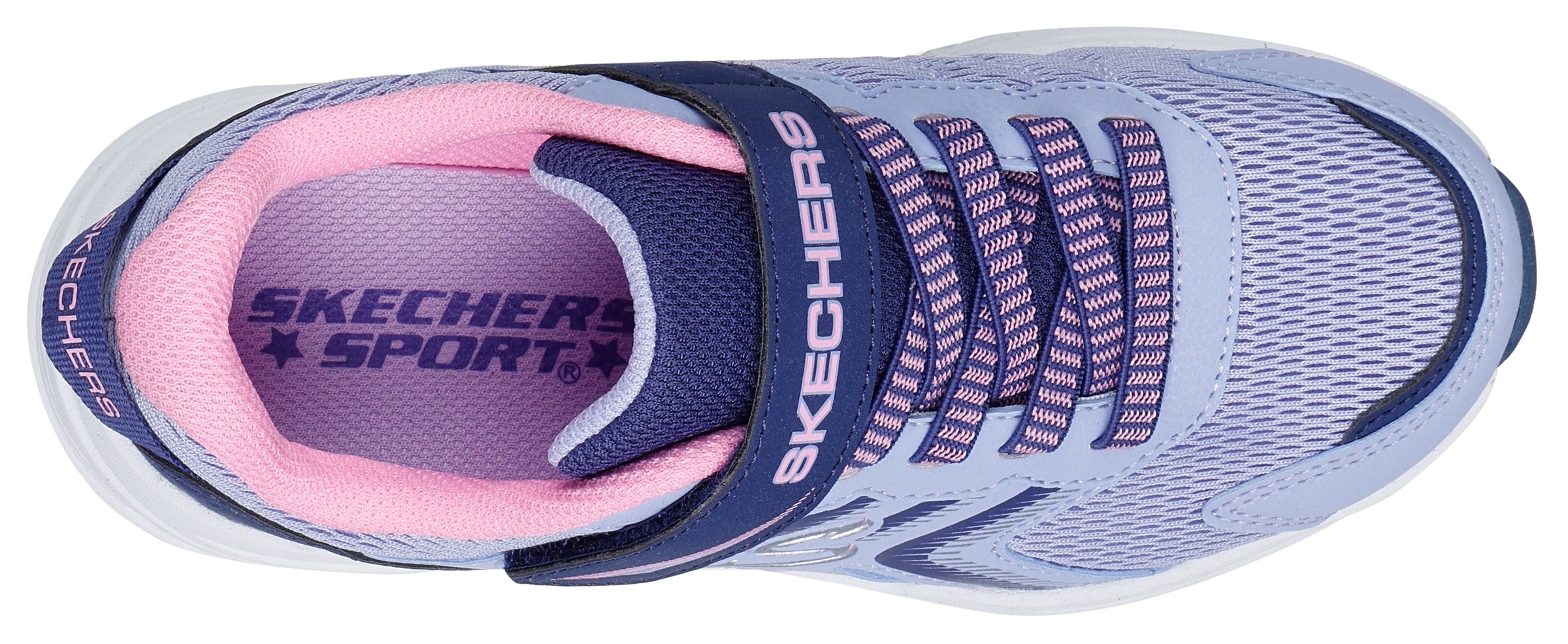 Skechers Sneaker »MICROSPEC TREAD«, Klettschuh mit Gummizug, Größenschablone zum Download
