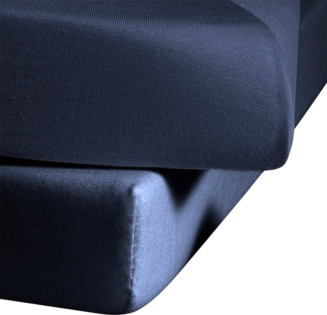 fleuresse Spannbettlaken "Ines hochwertiger Jersey aus reiner Baumwolle," a günstig online kaufen