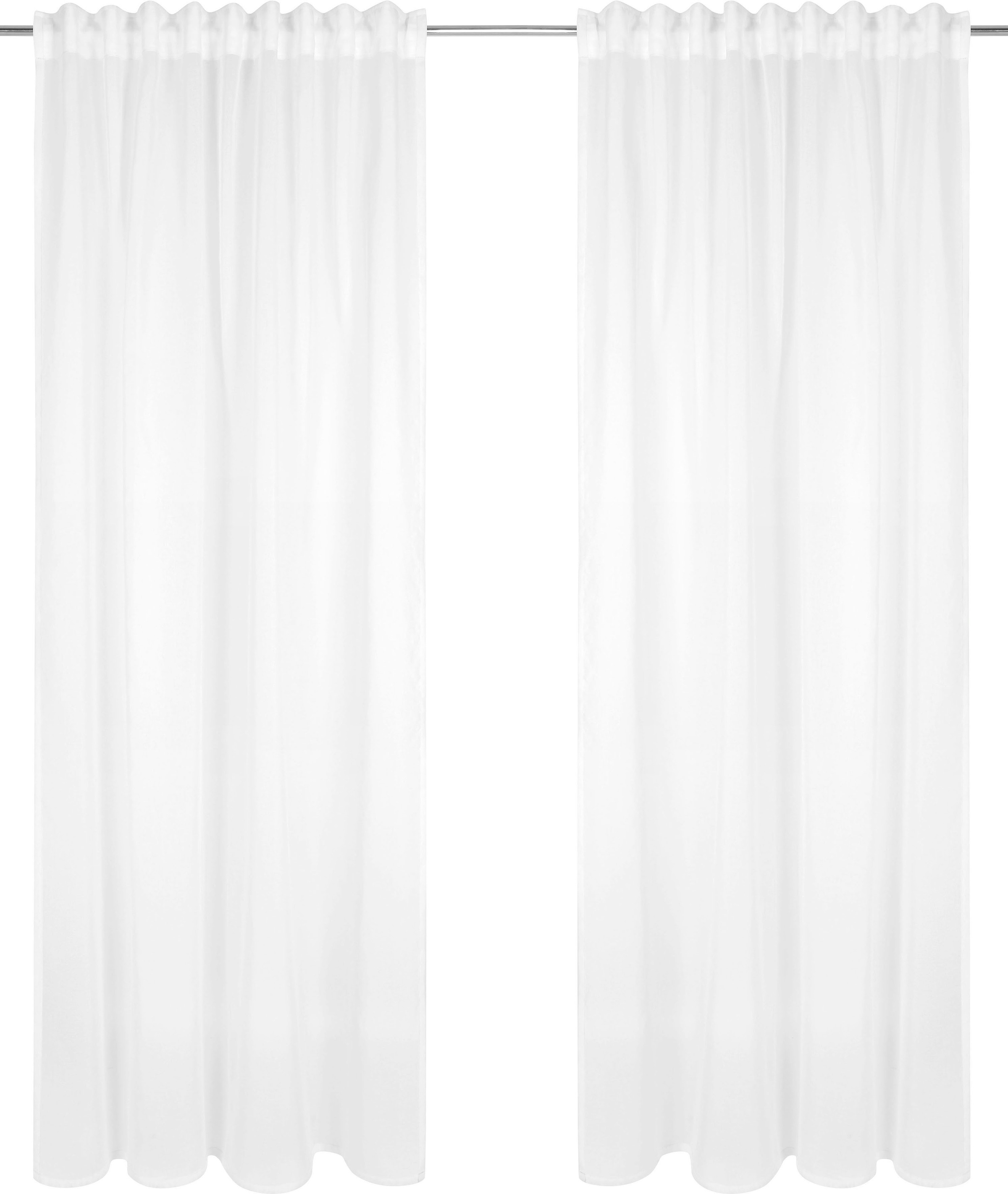 OTTO home Gardine "Dolly" Multifunktionsband 2 Stk. tlg. gewebt, Polyester günstig online kaufen