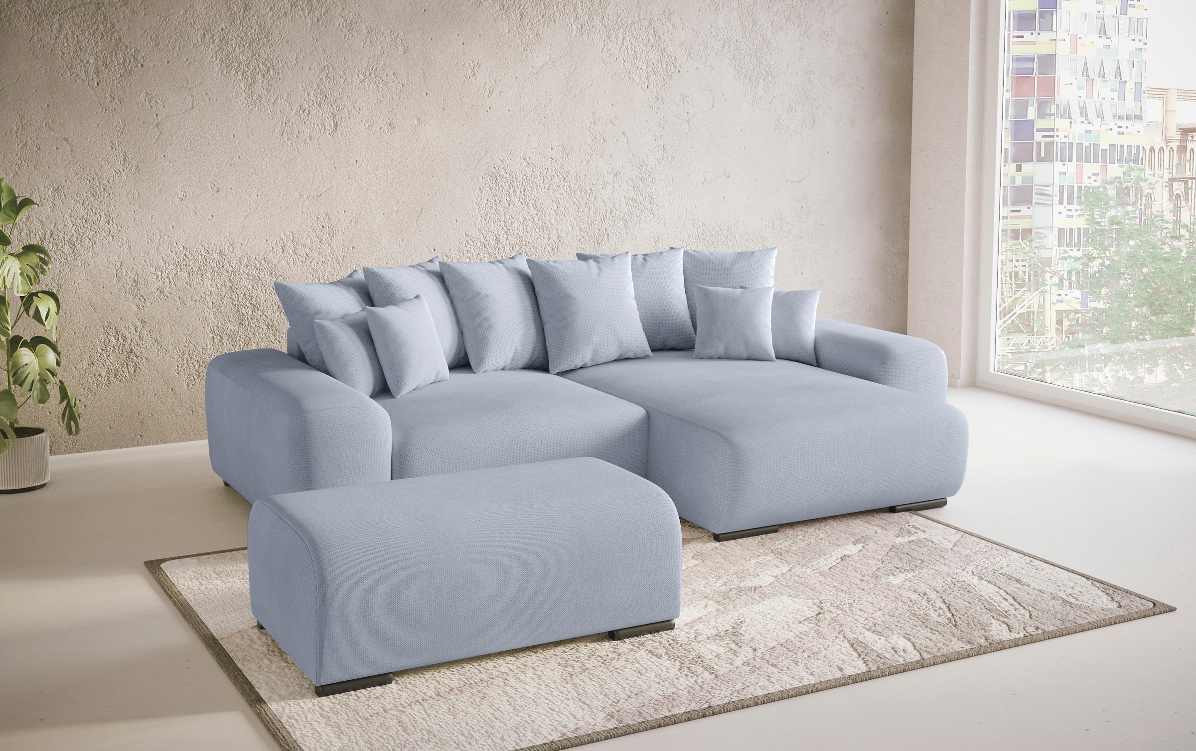 Mr. Couch Polsterecke »Sundance II«, Dauerschläfer mit EasyBett-Schlaffunktion, Bettkasten