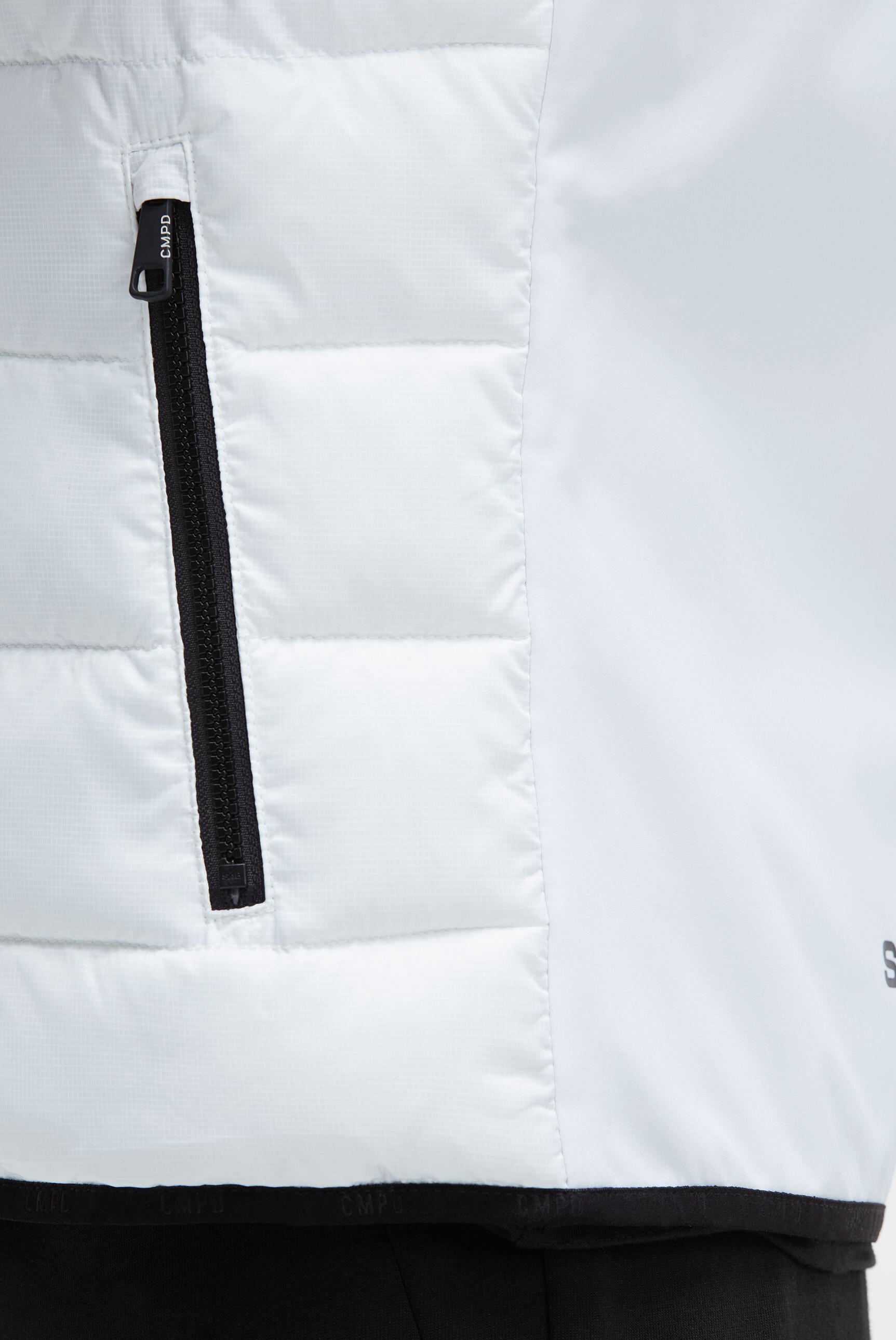 CAMP DAVID Steppweste mit elastischem Saumabschluss