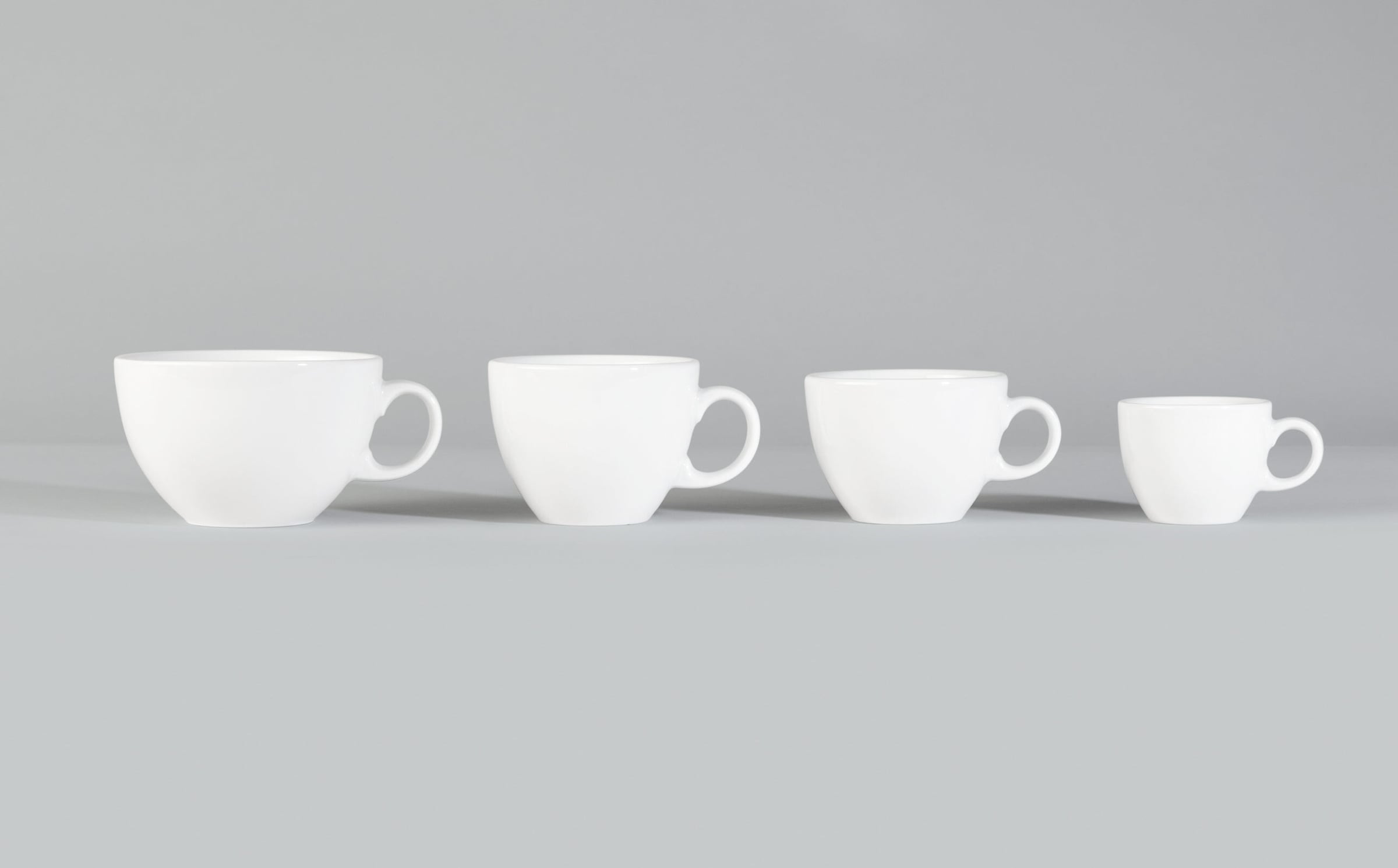 Seltmann Weiden Espressotasse »Espressotassen mit Untertassen VIP. 90 ml 6er Set weiß« Spülmaschinenfest, Mikrowellensicher, Ofenfest