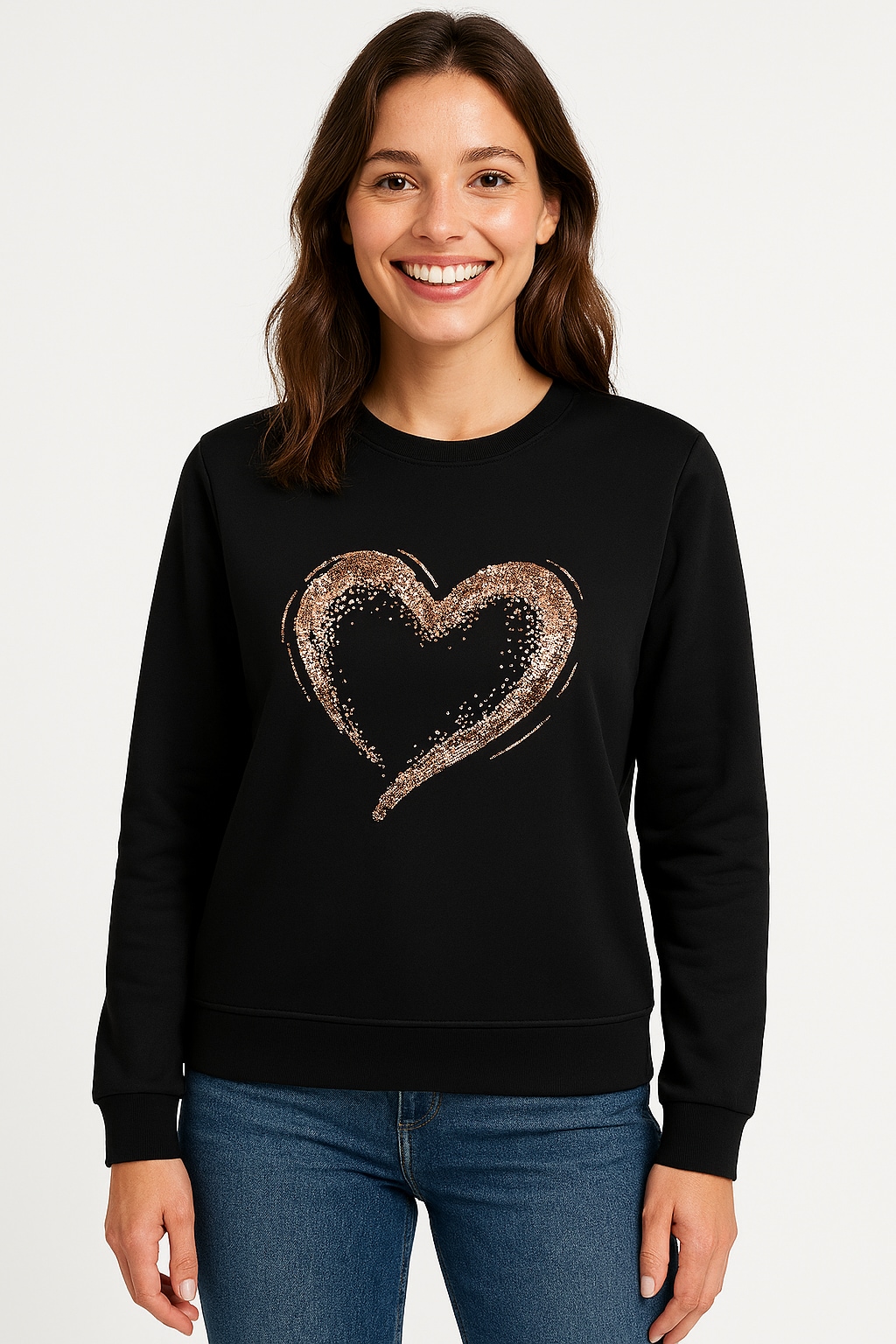 ONLY Sweatshirt "ONLMARCY L/S O-NECK BOX UB CC SWT" günstig online kaufen