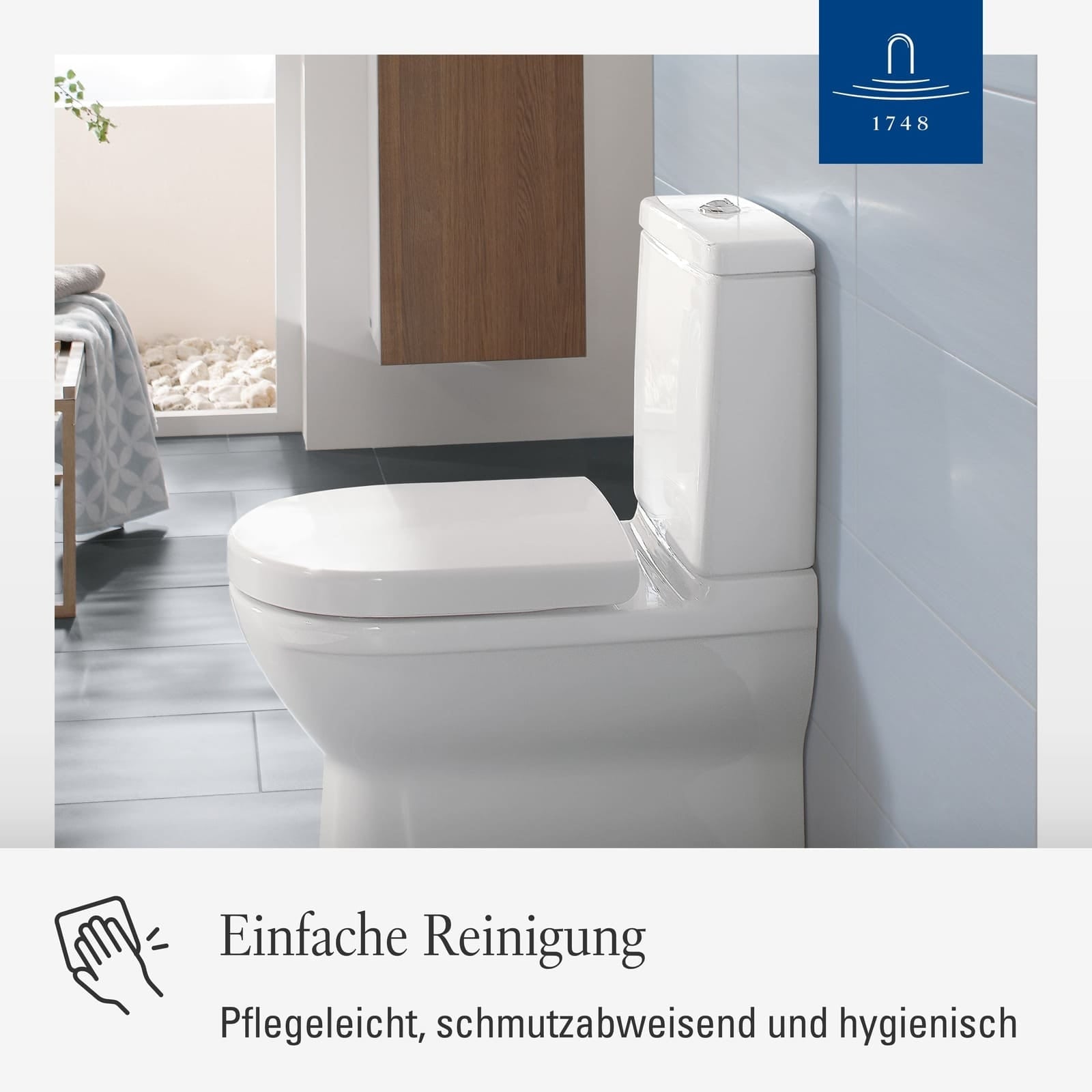 Villeroy & Boch WC-Sitz »WC-Sitz O.novo 423 x 368 x 51 mm weiß« 1 Stk. tlg. Kein SoftClose, Kein QuickRelease