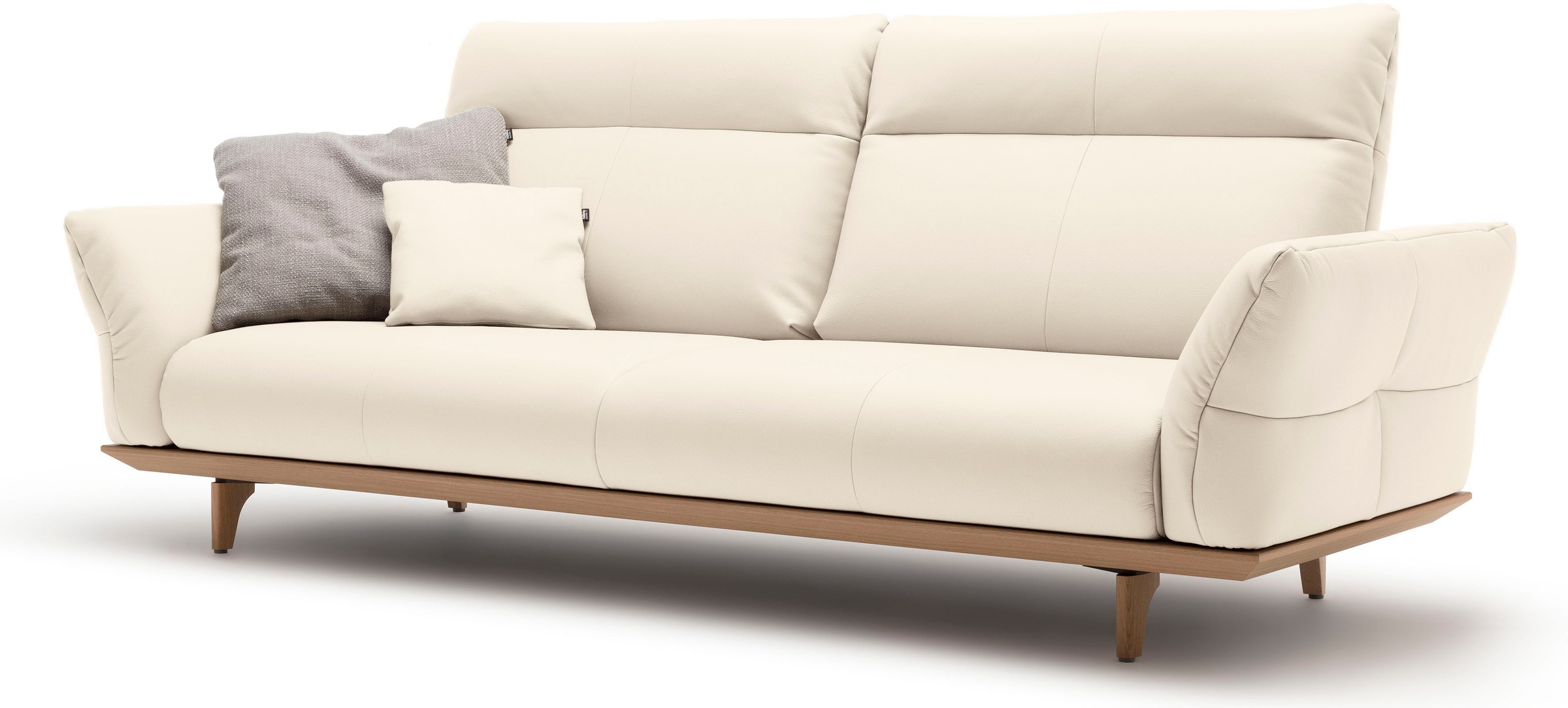 hülsta sofa 3,5-Sitzer »hs.460«, Sockel in Eiche, Füße Eiche natur, Breite 228 cm