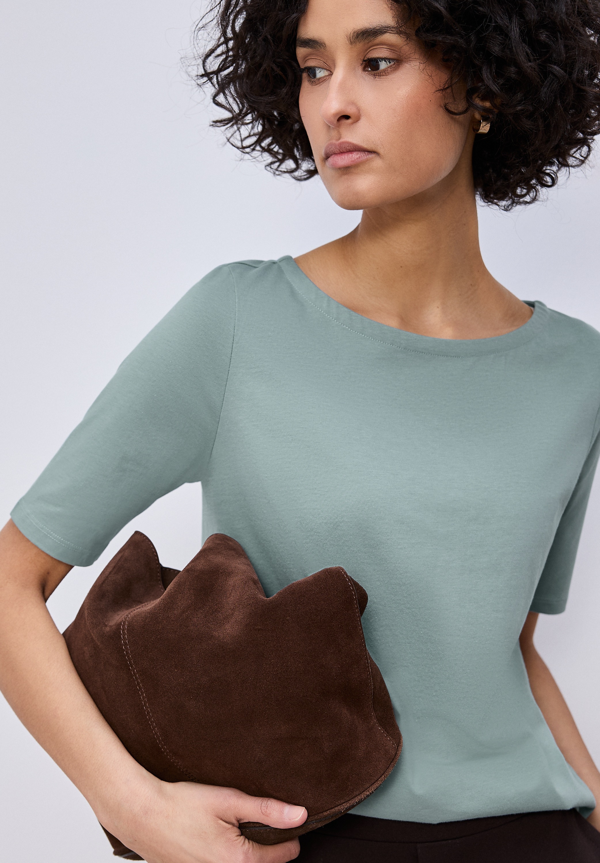 STREET ONE T-Shirt aus reiner Baumwolle günstig online kaufen