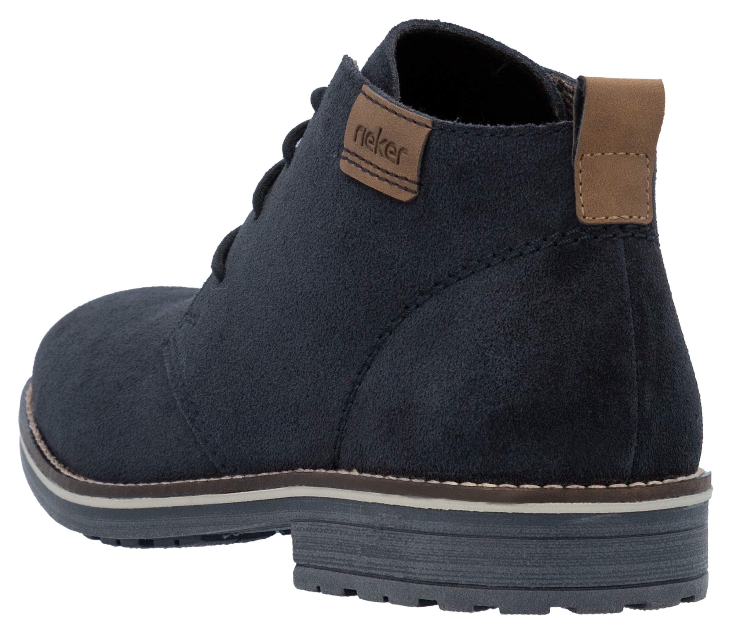 Rieker Schnürstiefelette, mit kariertem Innenfutter günstig online kaufen