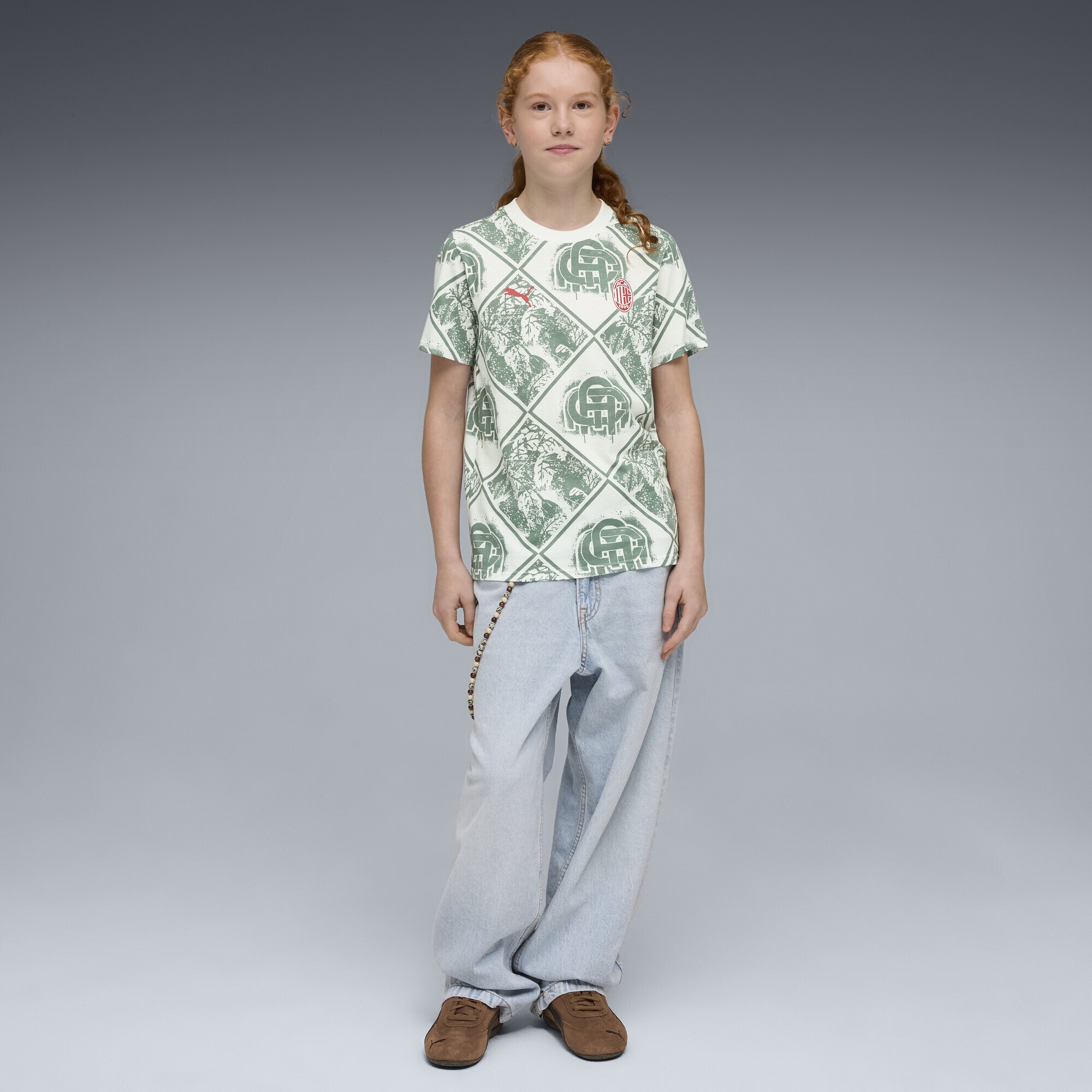 PUMA T-Shirt »AC Milan ftblCulture T-Shirt mit Print Jugendliche«