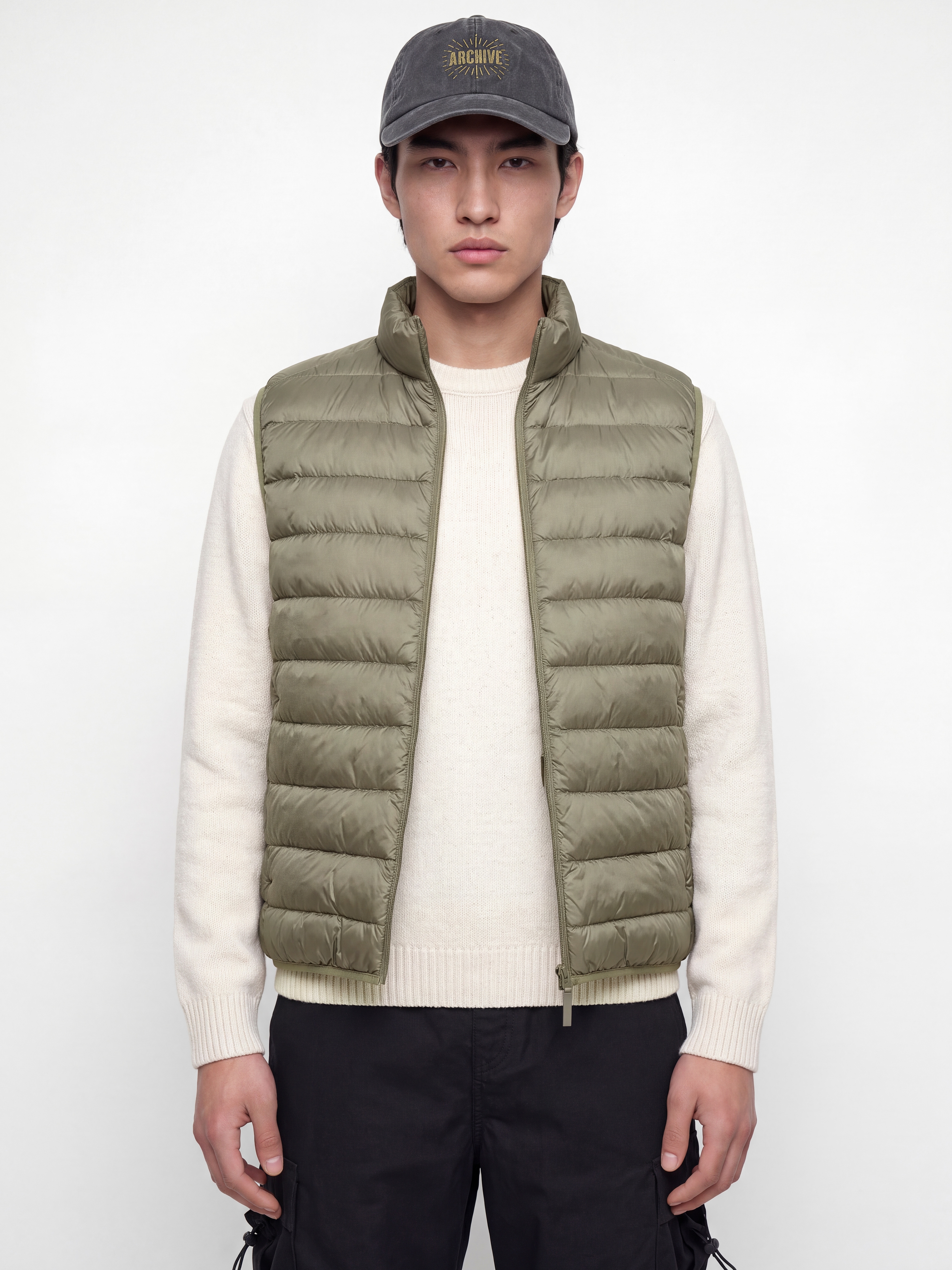 Jack & Jones Steppweste "JJEBERG LIGHT DOWN BODYWARMER NOOS" Kunstfaser, regular fit