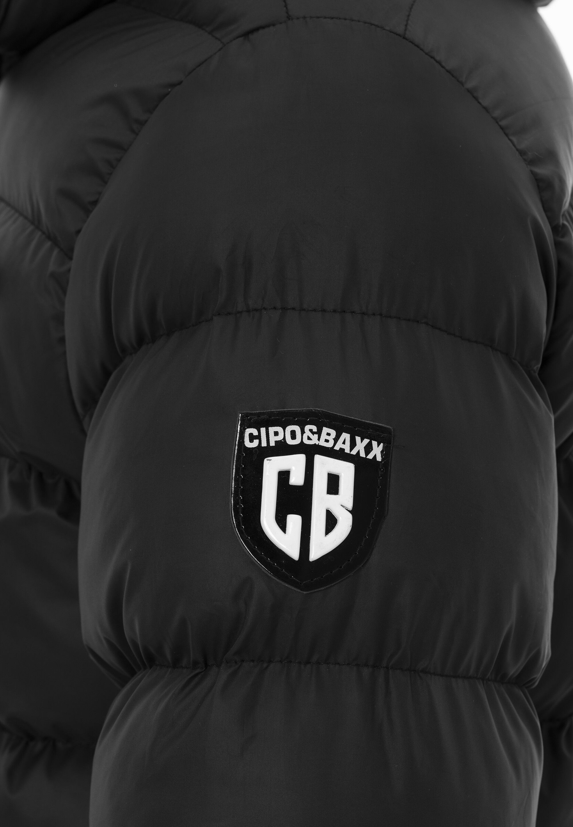 Cipo & Baxx Winterjacke »Jacke«, mit Kapuze, im Steppdesign