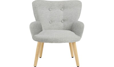 Lüttenhütt Sessel »Levent Mini«, (1 St.), mit Metallbeinen im Eichen-Look, in... kaufen