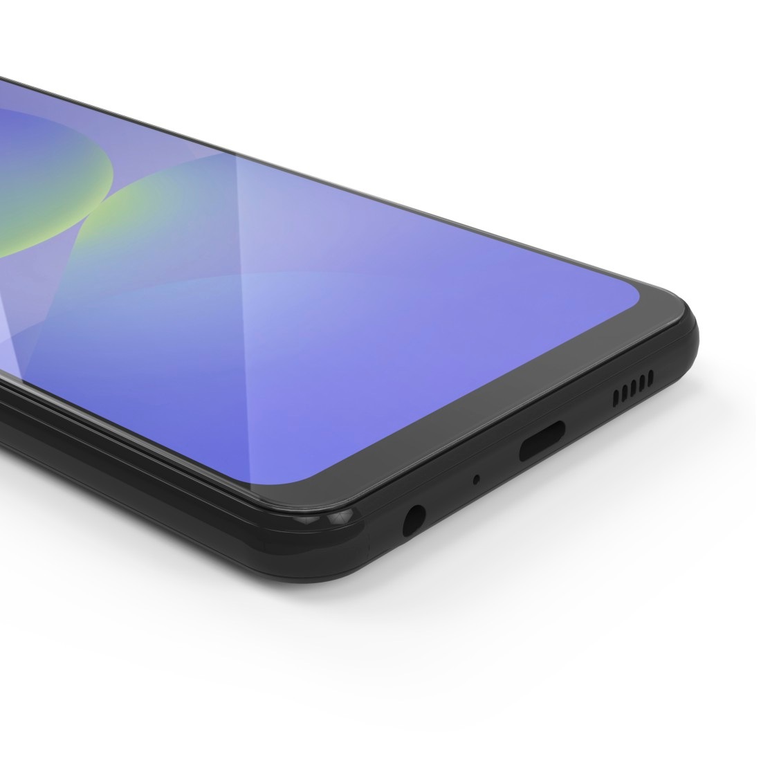 Hama Displayschutzglas »Handy Schutzglas Sicherheitsglas Samsung Galaxy A37 5G« für Samsung Galaxy A37 5G Montagehilfe, Anti-Fingerabdruck, 0,33mm dünn, elektrostatisch haftend