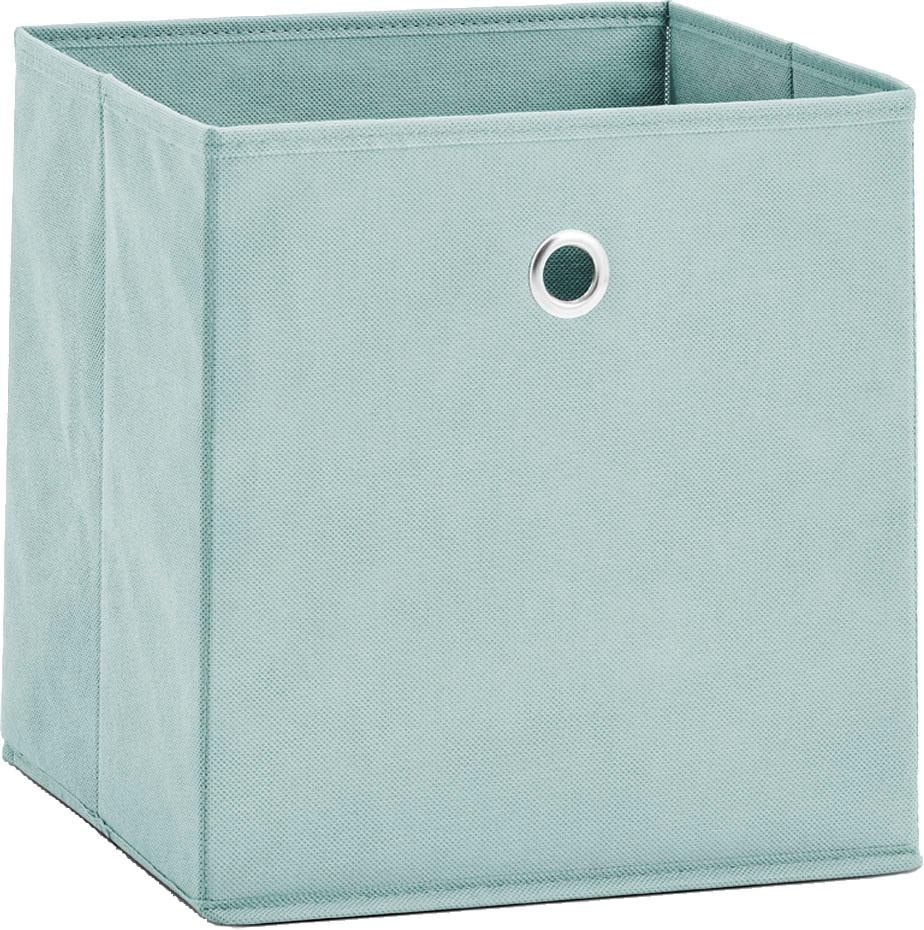 ZELLER PRESENT Aufbewahrungsbox, B/H/T: 28cm x 28cm x 28cm, grün, Küche, Aufbewahrungsboxen, faltbar und schnell verstaut