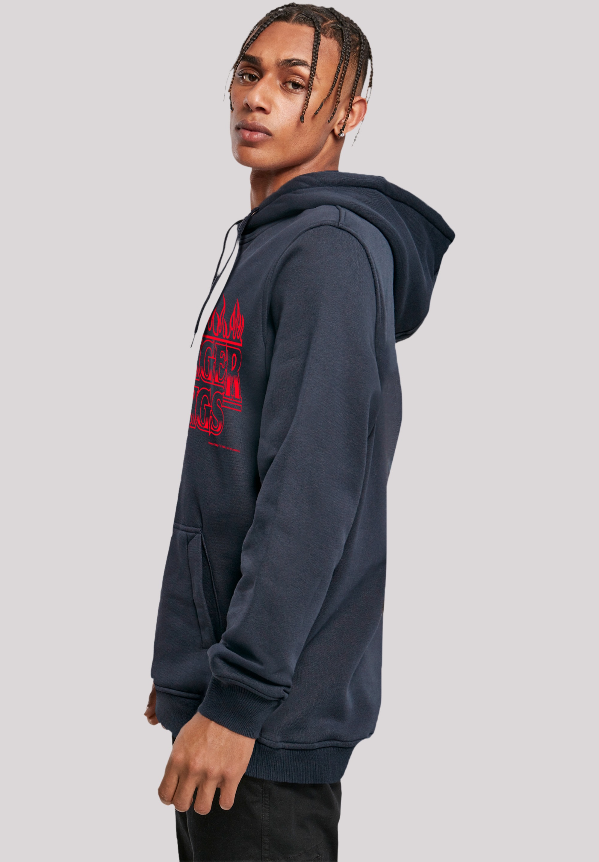F4NT4STIC Kapuzenpullover »Stranger Things Flames Netflix TV Series«, Premium Qualität