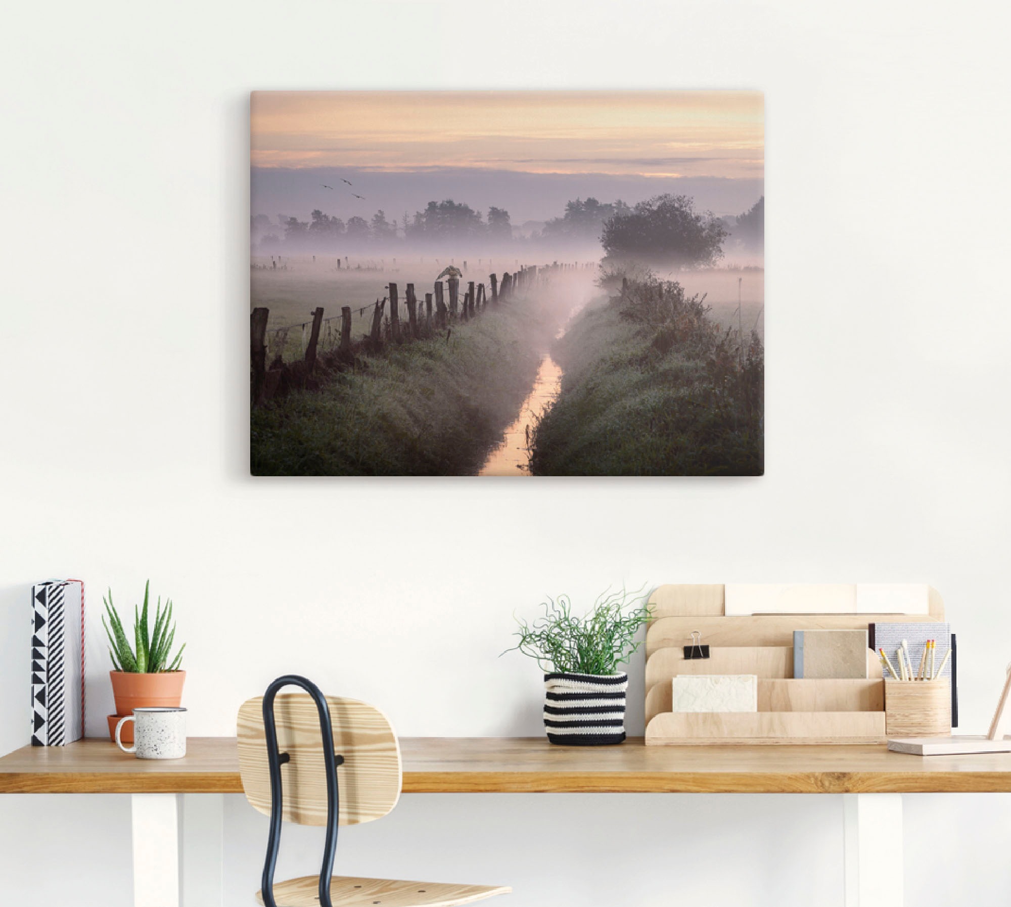 Artland Wandbild »Applaus für den Herbst...«, Felder, (1 St.), als Leinwandbild, Poster, Wandaufkleber in verschied. Größen