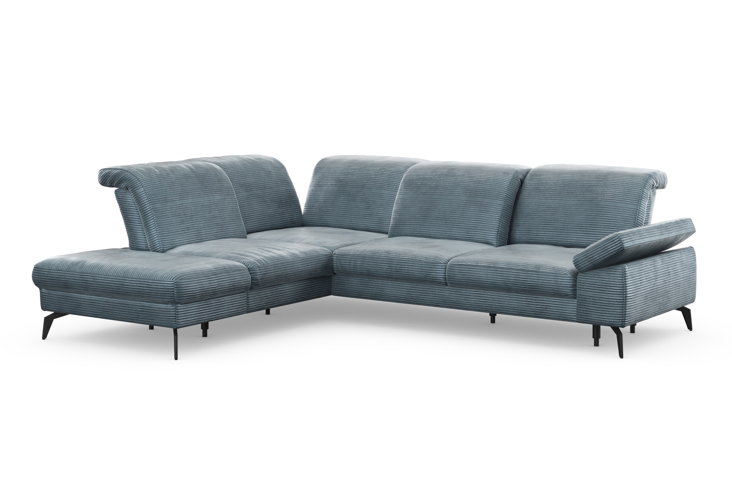 sit&more Ecksofa »Cabana L-Form«, Ottomane, wahlweise mit Sitztiefen-,Armlehnen- und Kopfteilfunktion