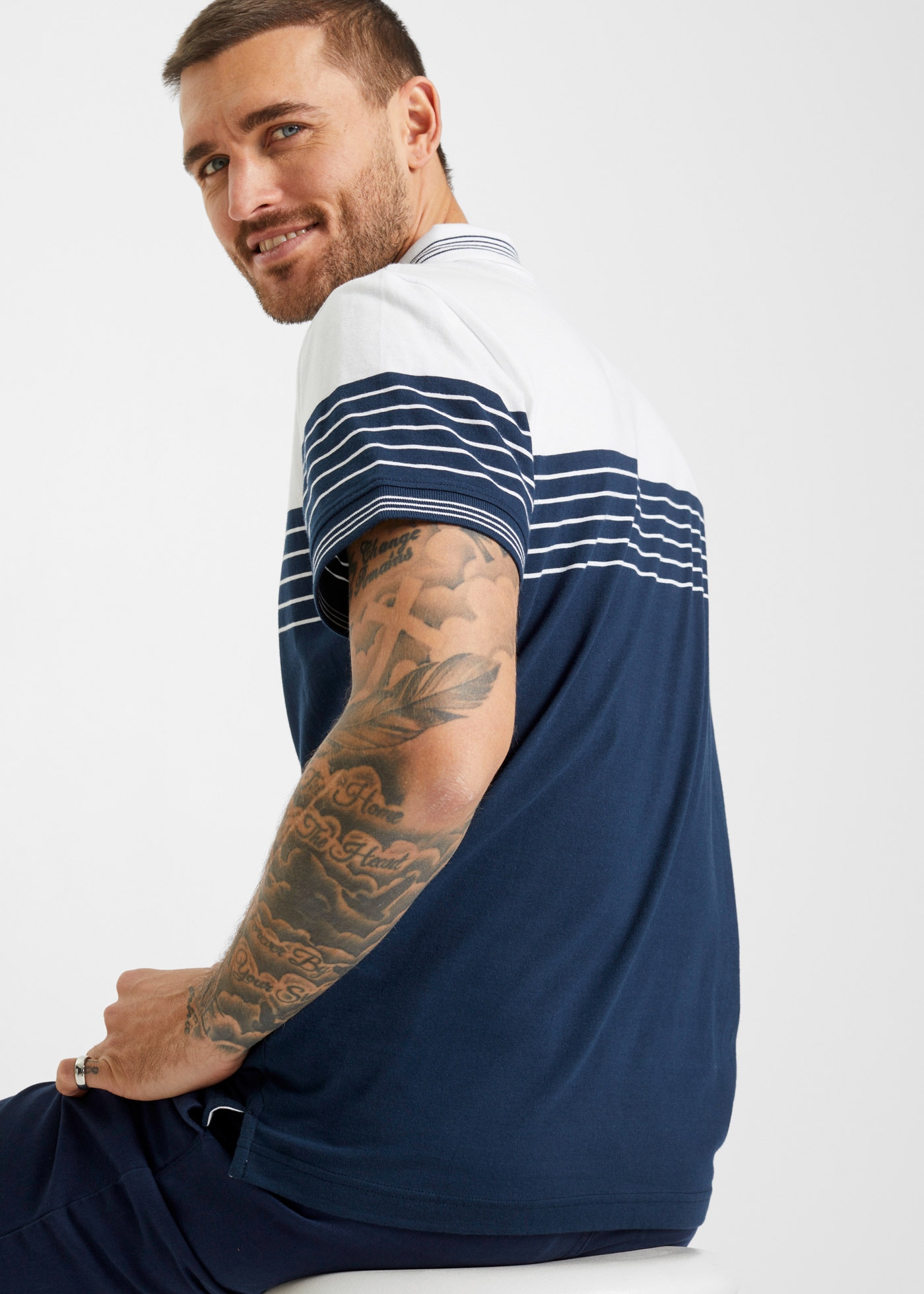 bonprix Poloshirt Regular Fit, Kurzarm, aus Baumwoll-Jersey